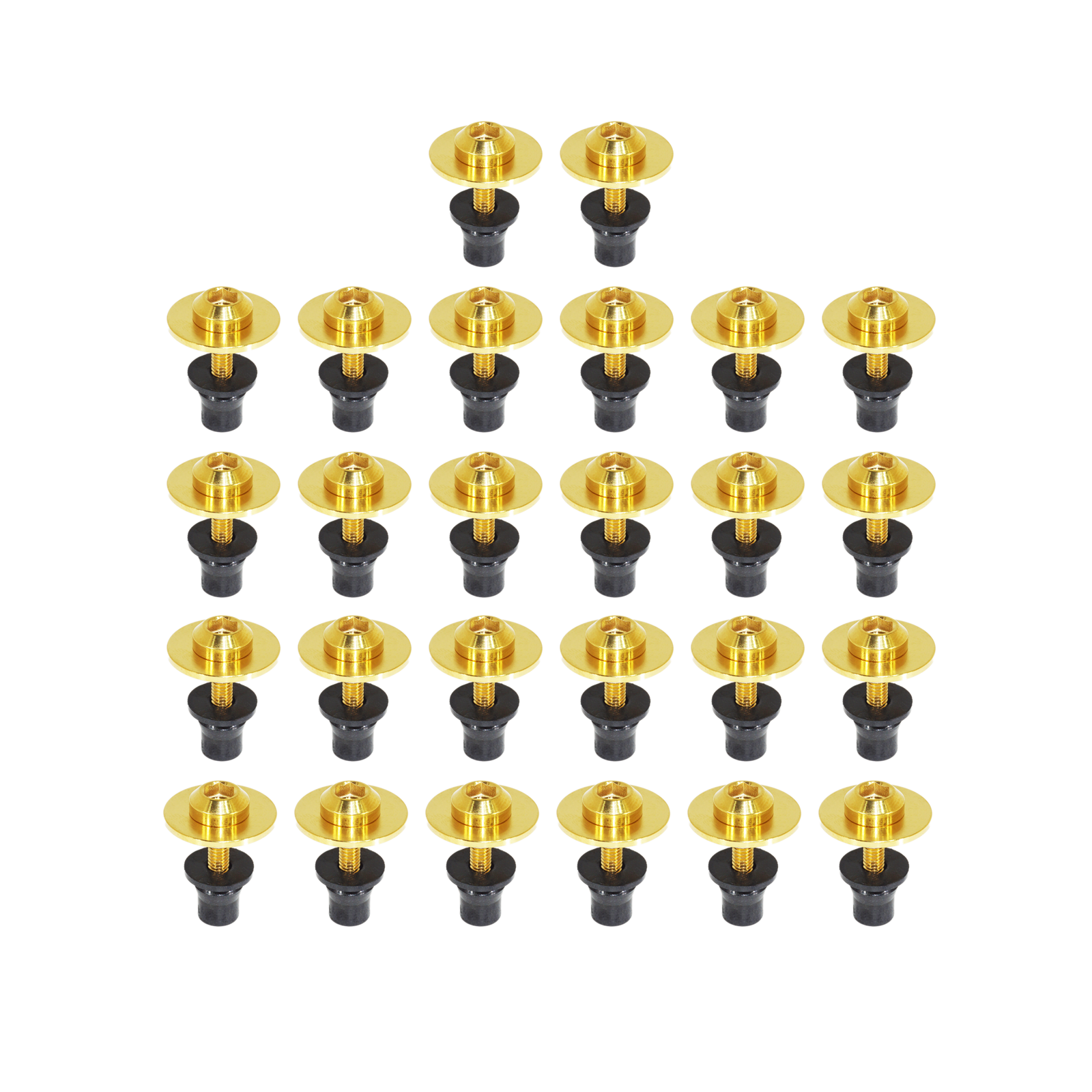 ZSPEC Plastic-Clips Replacement Kit for '09-20 Nissan 370z Z34, Grade-5 Titanium - ZSPEC Design LLC