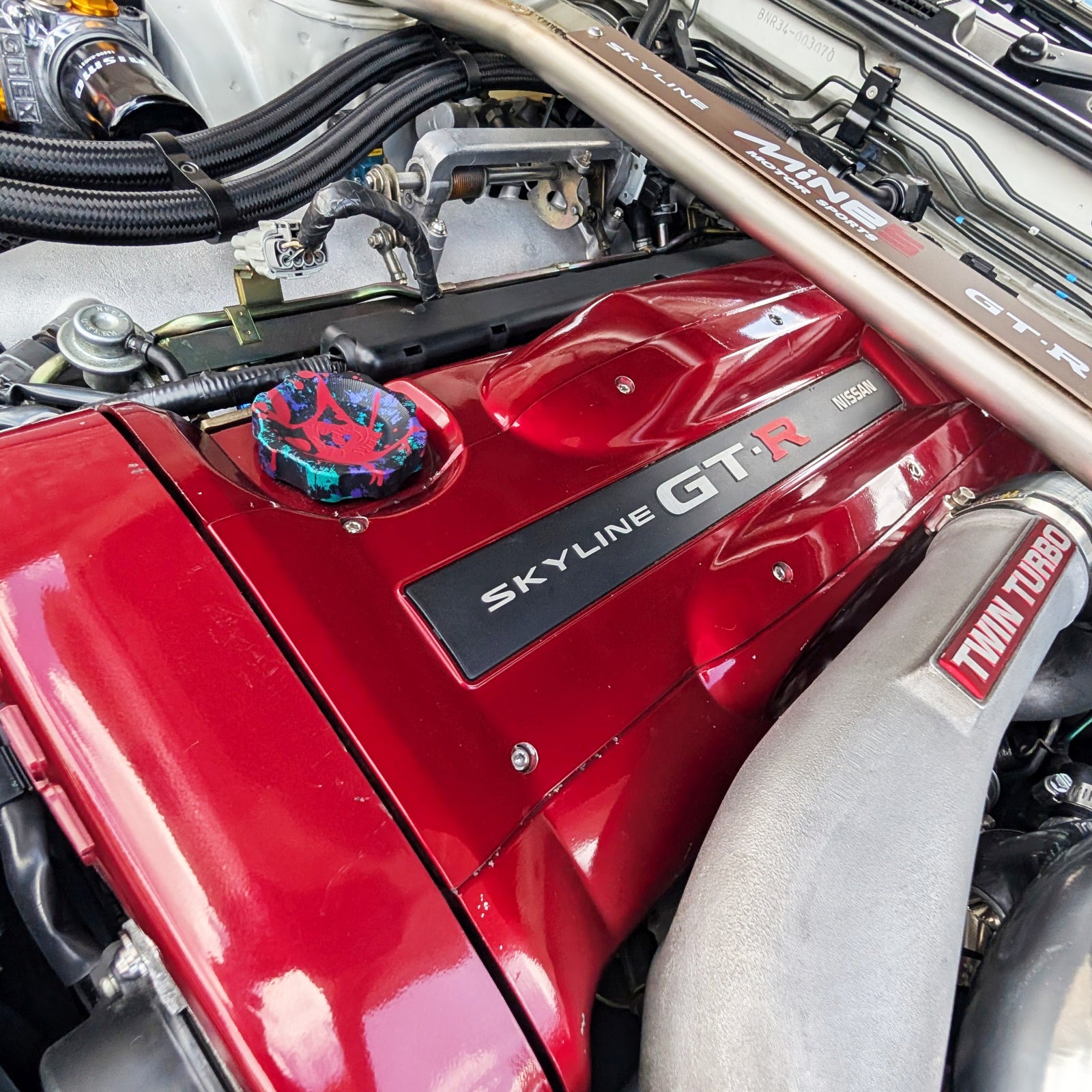 ZSPEC Titanium Hardware Kit for the Nissan Skyline GTR R34 Dress Up Bolts Fasteners Washers Fittings NISMO