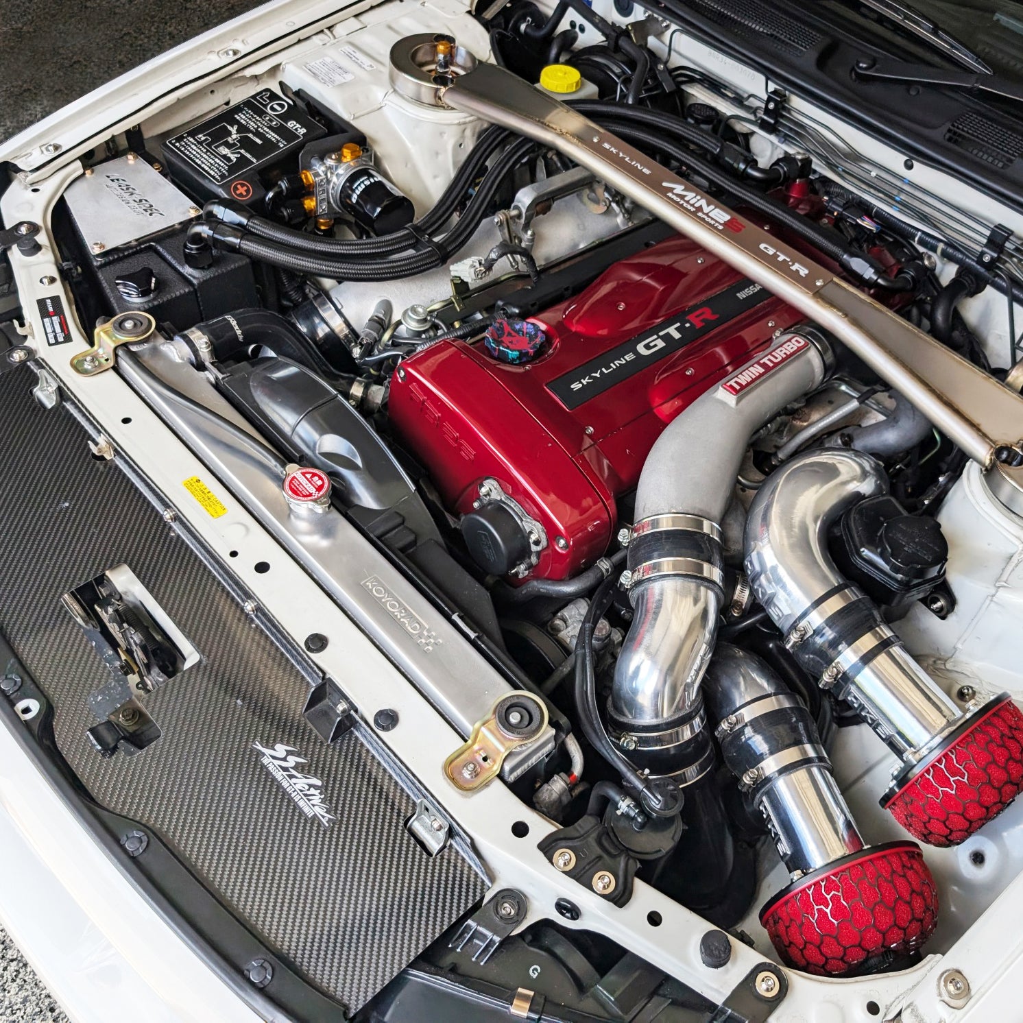 ZSPEC Titanium Hardware Kit for the Nissan Skyline GTR R34 Dress Up Bolts Fasteners Washers Fittings NISMO