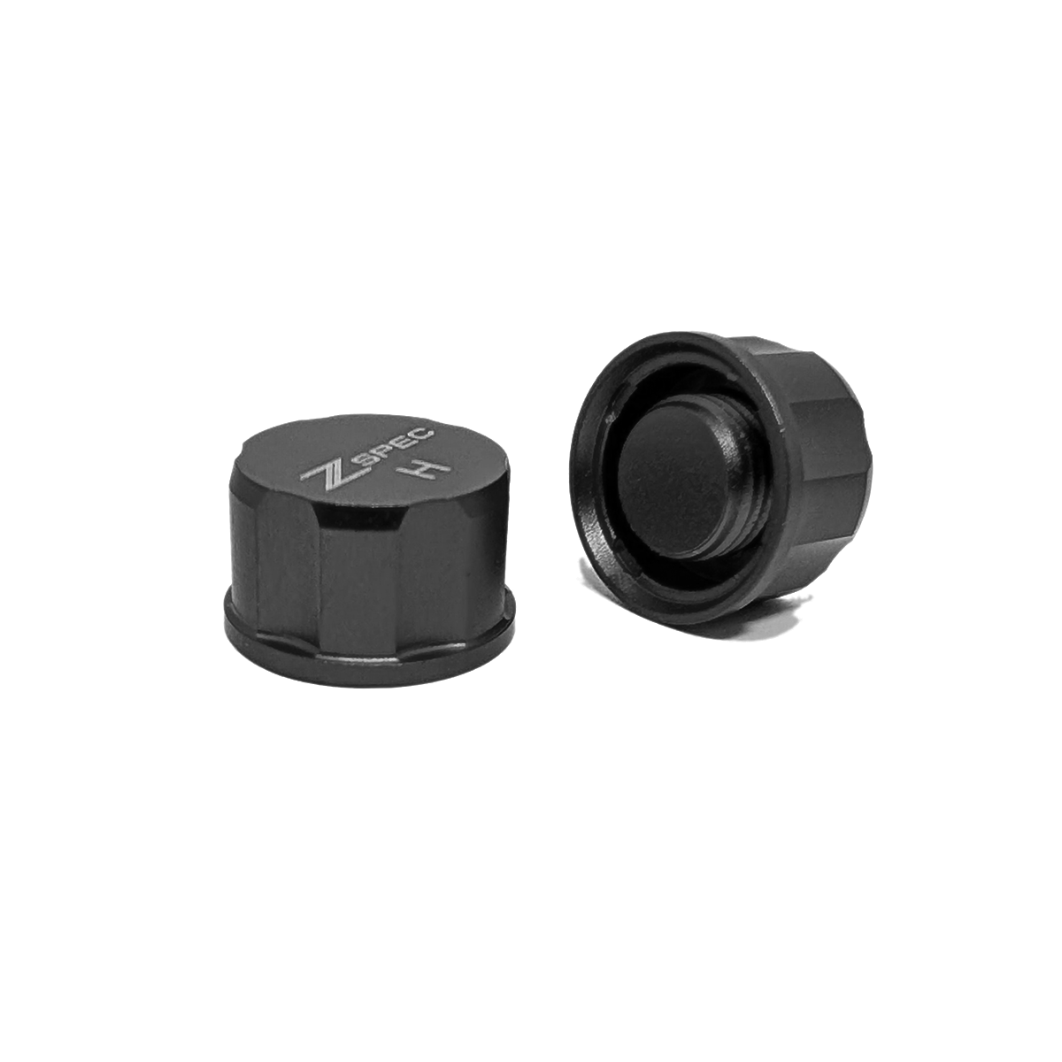 ZSPEC Billet AC Dress Up Caps Set, High & Low, for R-1234YF Systems