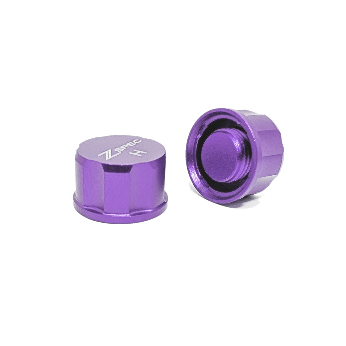 ZSPEC Billet AC Dress Up Caps Set, High & Low, for OEM R134 Systems