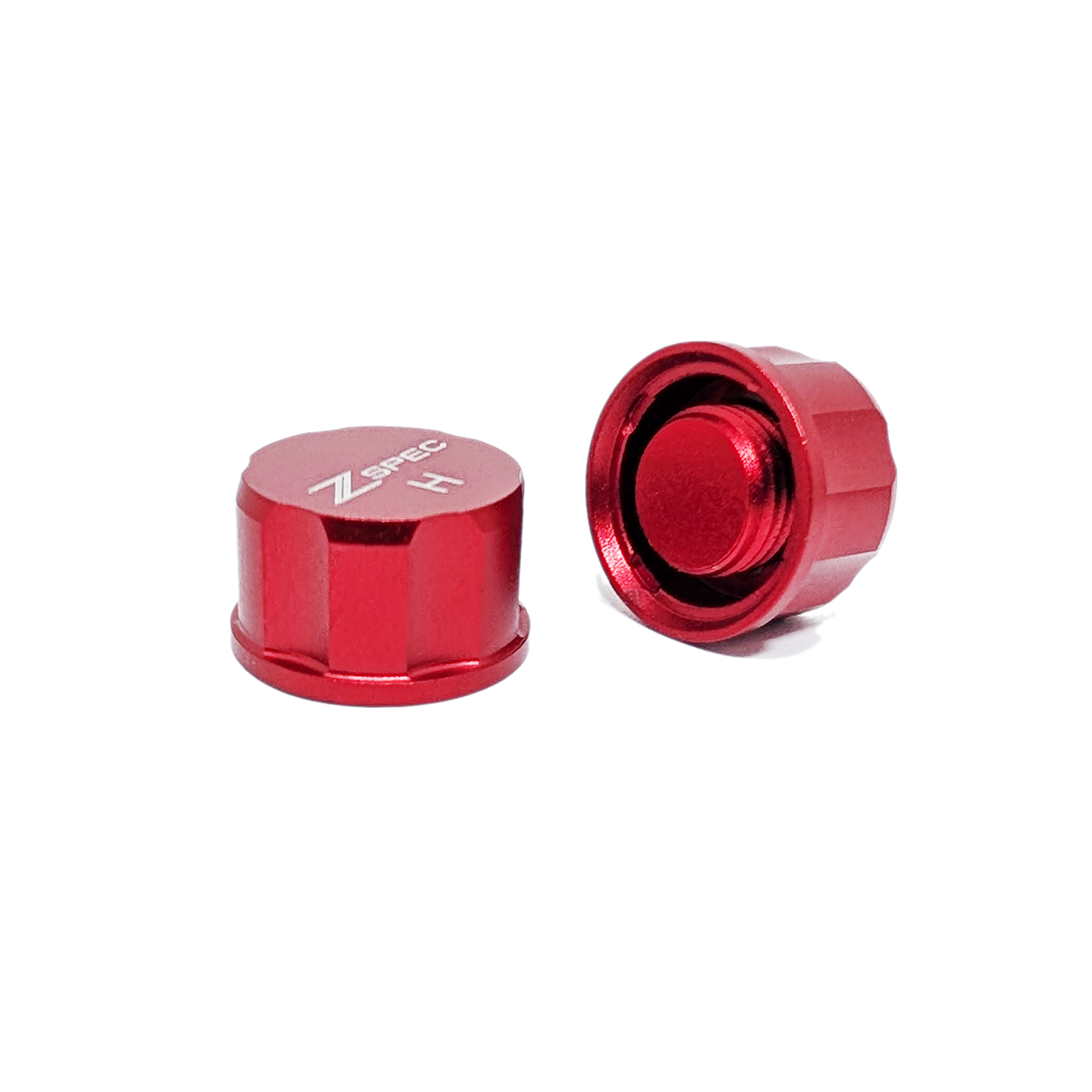ZSPEC Billet AC Dress Up Caps Set, High & Low, for R-1234YF Systems