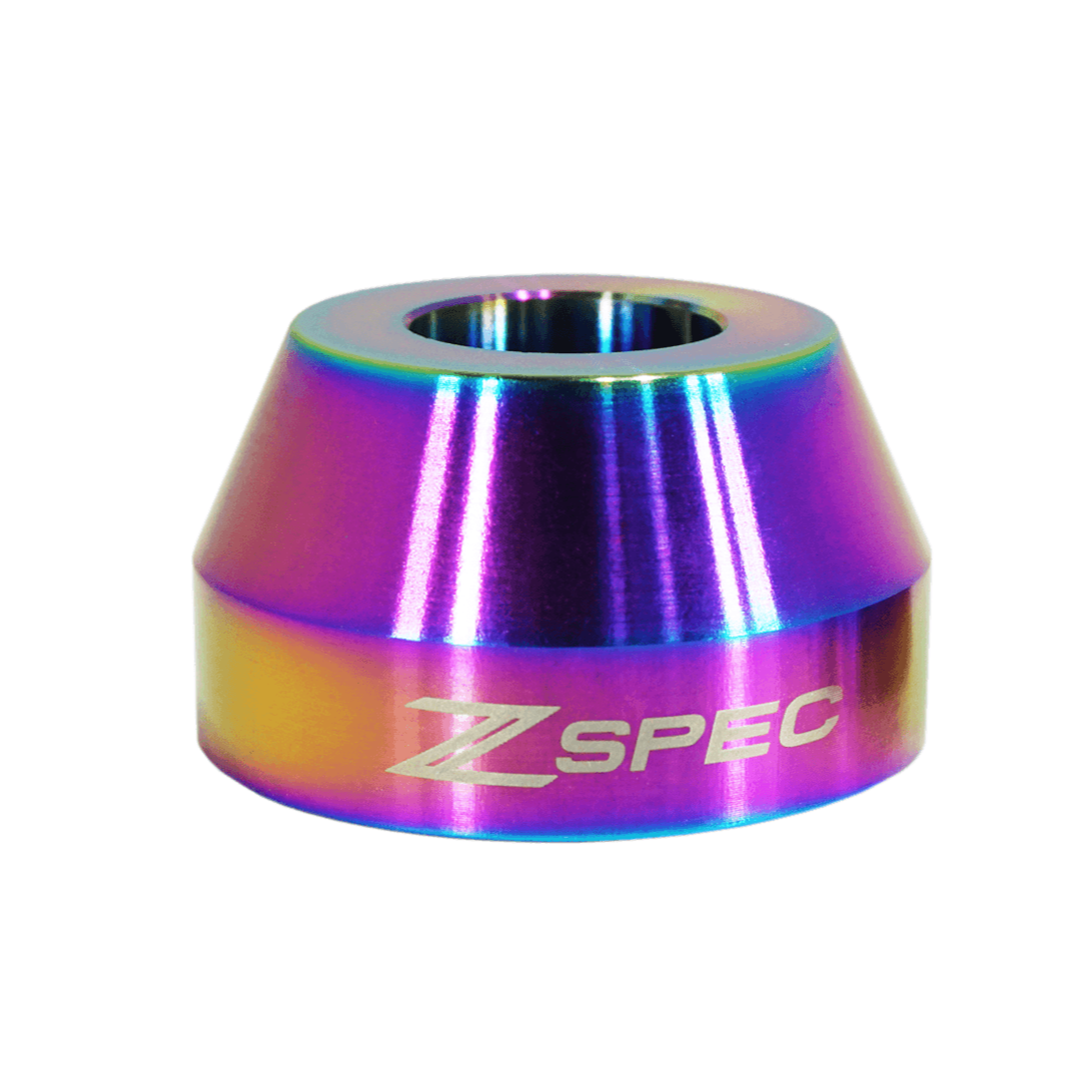 ZSPEC Shift Boot Knob Finisher, Burned Grade-5 Titanium, 20mm Tall, 300zx/350z/370z/Z/G/Q - ZSPEC Design LLC - Hardware Fasteners - 350z, 370z, 400z, accessory, boot finisher, g35, g37, infiniti, Nismo, Nissan, q50, q60, RZ34, sentra, shift, shift boot, Shift Knob, z34 s2, z34s2 - zspecdesign.com