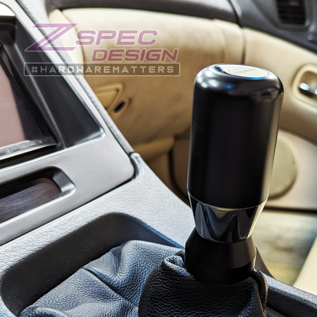ZSPEC Shift Knob, M10-1.25, Delrin & Stainless,4-Speed, 207 grams