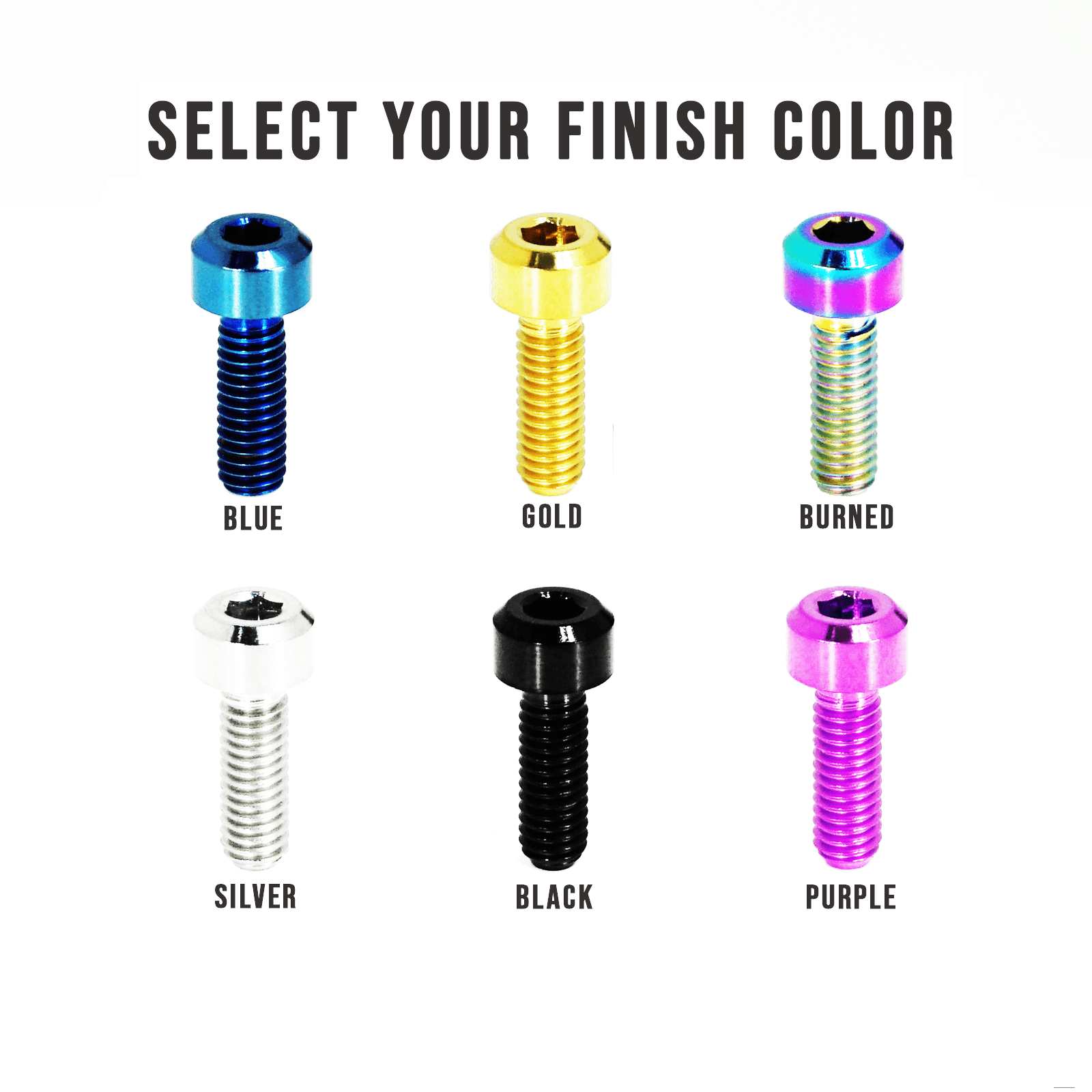 ZSPEC M8-1.25x20mm Socket Cap SHSC Fastener/Bolt, Titanium Grade-5, Per Each - ZSPEC Design LLC - Hardware Fasteners - Fastener Kit, m8, per each, titanium - zspecdesign.com