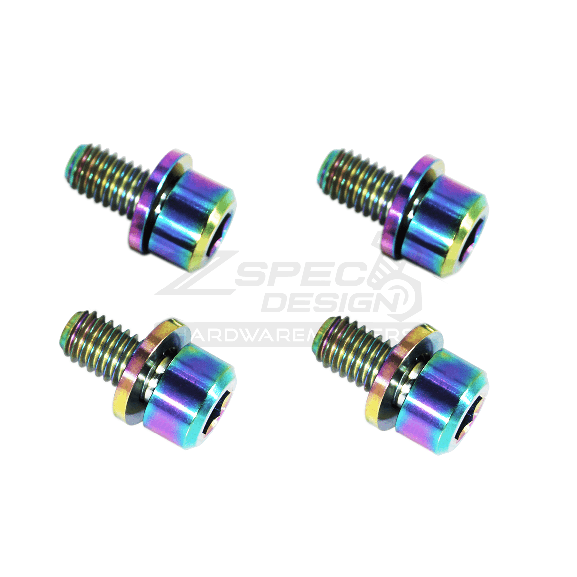 ZSPEC Throttle Cable Cover Fasteners for '90-96 Nissan 300zx Z32, Titanium - ZSPEC Design LLC - Hardware Fasteners - 300zx, nissan, stainless, throttle, Washer Color, z32 - zspecdesign.com