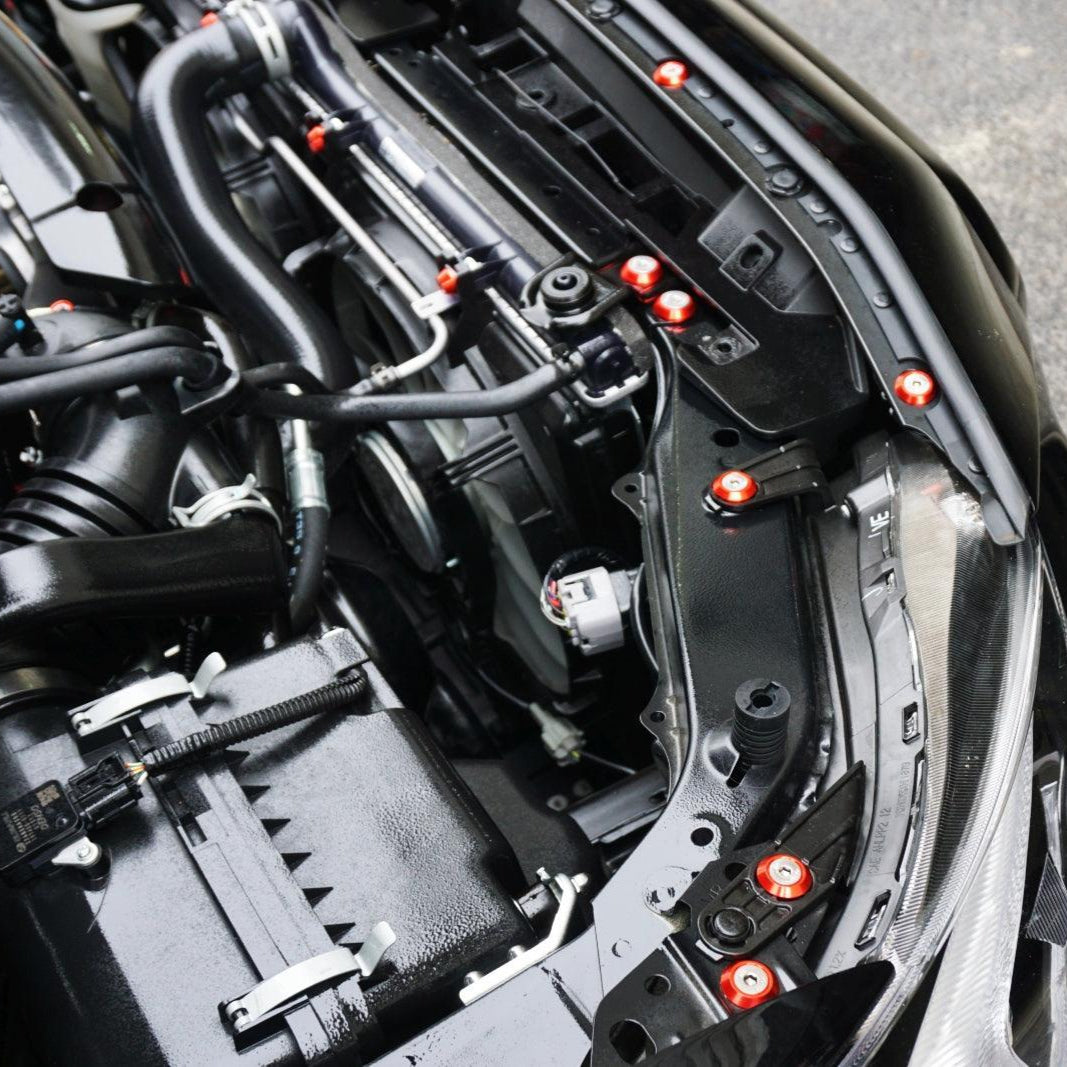 ZSPEC "Stage 1" Dress Up Bolts® Fastener Kit for '15-21 Subaru WRX & STI, Stainless & Billet - ZSPEC Design LLC - Hardware Fasteners - Fastener Kit, stage 1, sti, subaru wrx, Washer Color - zspecdesign.com