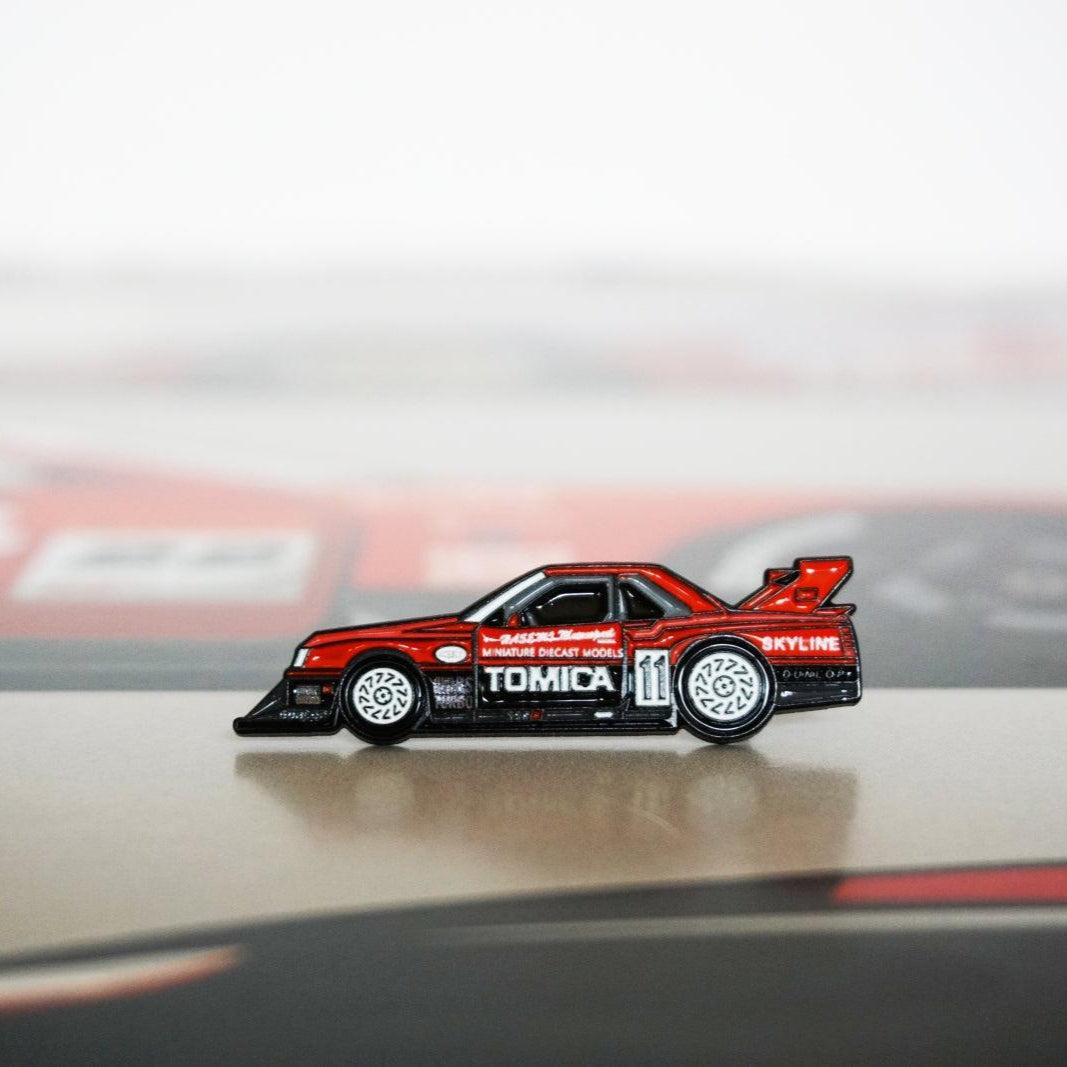 Nissan Skyline RS Silhouette Formula Race Car Collector Lapel/Hat Pin - ZSPEC Design LLC - Hardware Fasteners - accessory, bob sharp, bsr, lapel, lifestyle, nissan, nissan pin, pin, race car pin, Z - zspecdesign.com