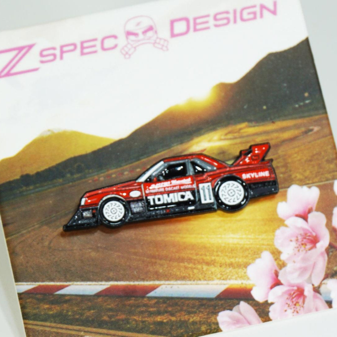 Nissan Skyline RS Silhouette Formula Race Car Collector Lapel/Hat Pin - ZSPEC Design LLC - Hardware Fasteners - accessory, bob sharp, bsr, lapel, lifestyle, nissan, nissan pin, pin, race car pin, Z - zspecdesign.com