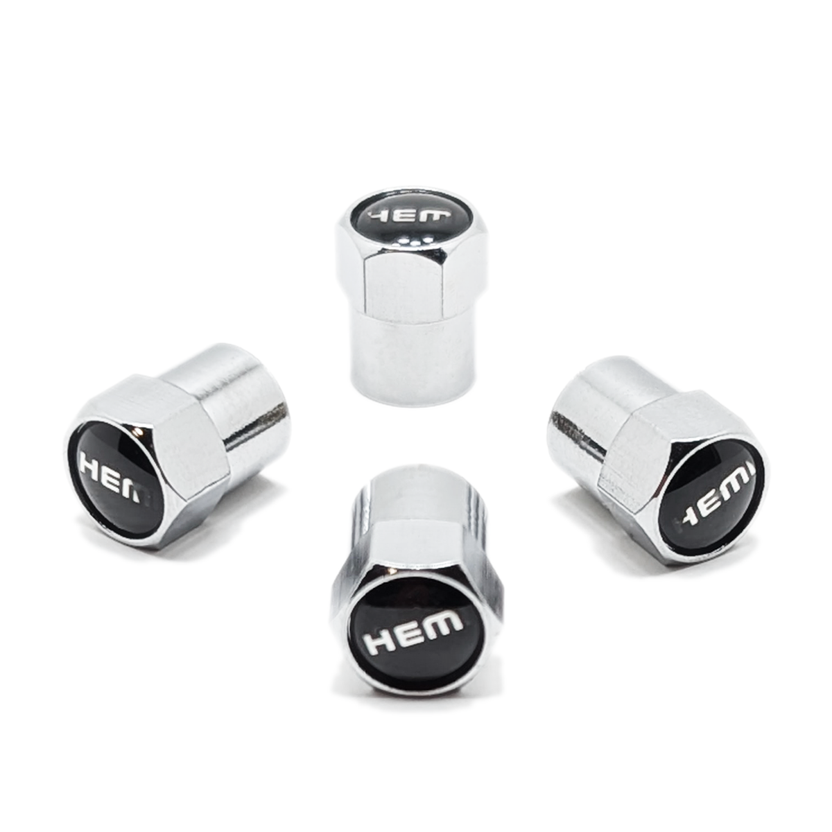 Chrome Valve Stem Chrome Tire Caps, Style: SPARCO