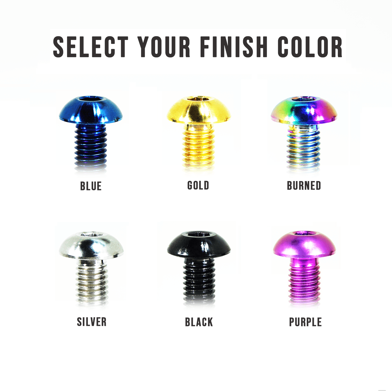 ZSPEC Button-Head Body Kit Fastener, M5x20mm w/ Rivet Nut, Titanium, Per Each - ZSPEC Design LLC - Hardware Fasteners - 60-Pack, body, body hardware, button, Fastener Kit, m5, rivet, titanium - zspecdesign.com
