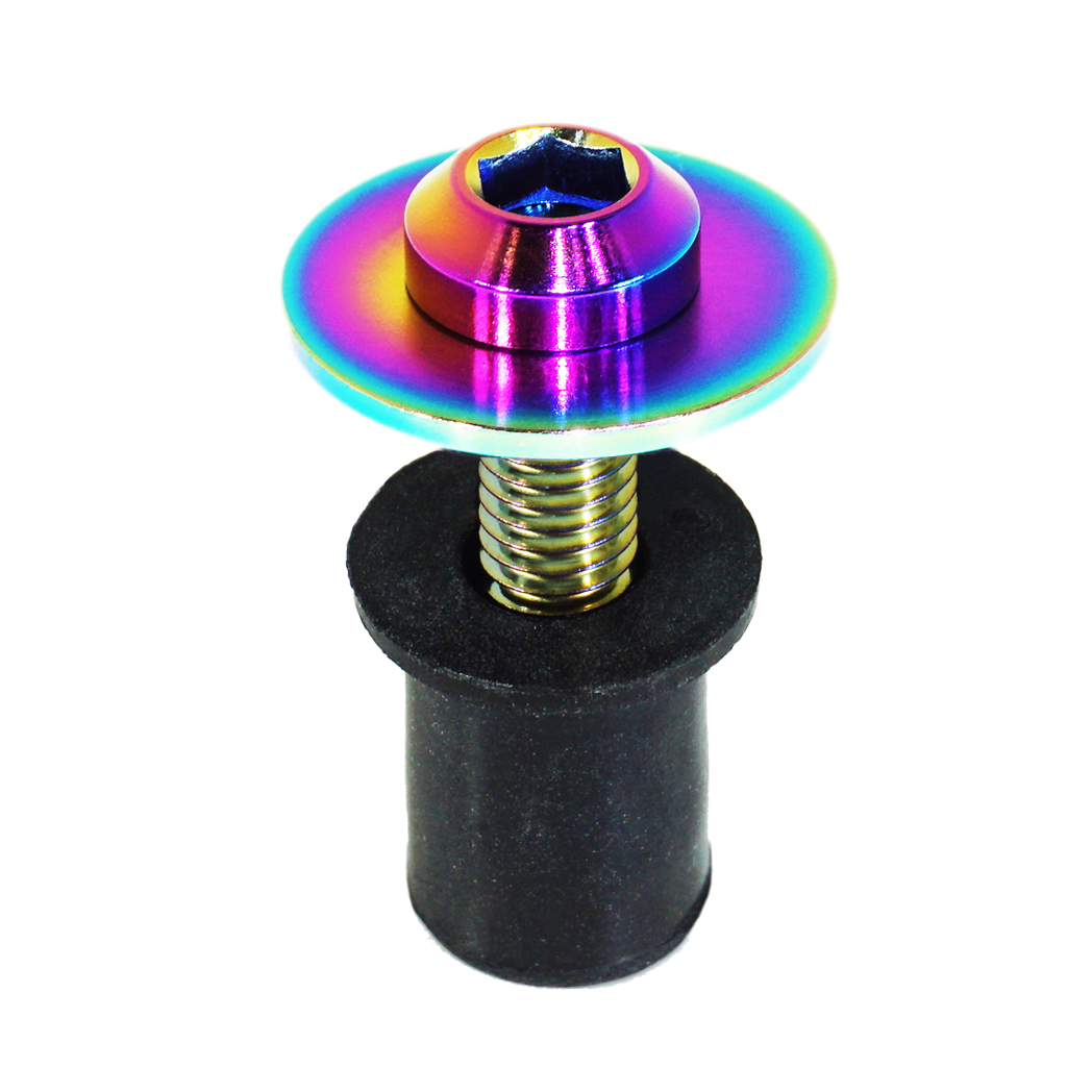 Mustang S650 Titanium Plastic-Clip Replacements Dress Up Bolts Hardware | ZSPEC Design LLC