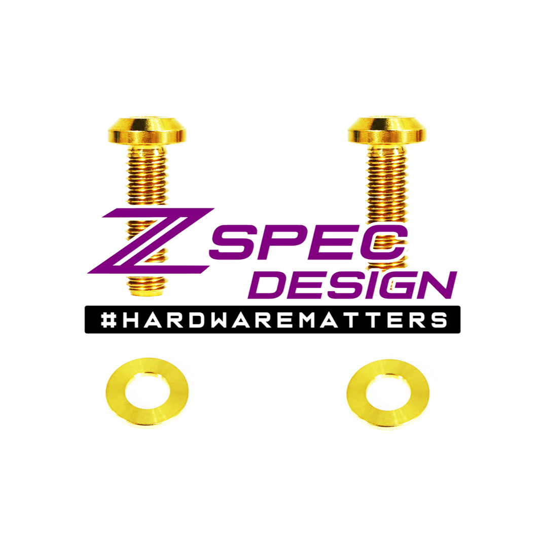 ZSPEC Throttle Cable Bracket Hardware Kit, Nissan SR20(DE/DETT), Grade-5 Titanium - ZSPEC Design LLC - Hardware Fasteners - 240sx, Fastener Kit, nissan, s14, sr20det - zspecdesign.com