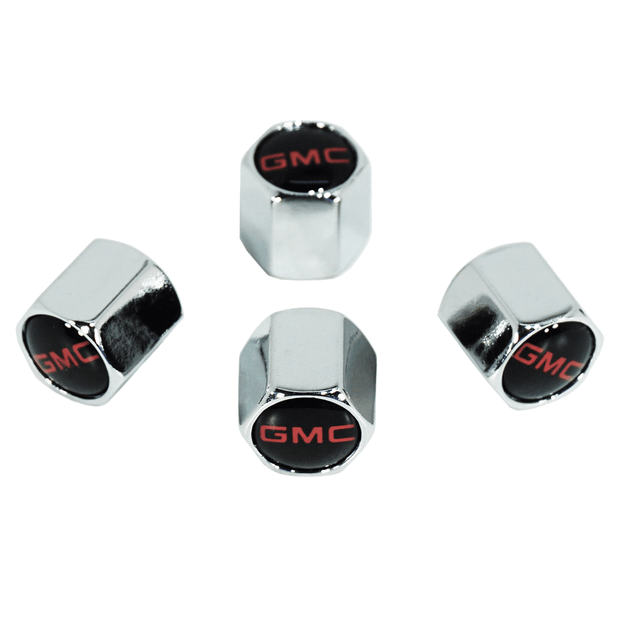 Chrome Valve Stem Tire Caps, Style: GMC - ZSPEC Design LLC - Hardware Fasteners - cap, GM, tire - zspecdesign.com