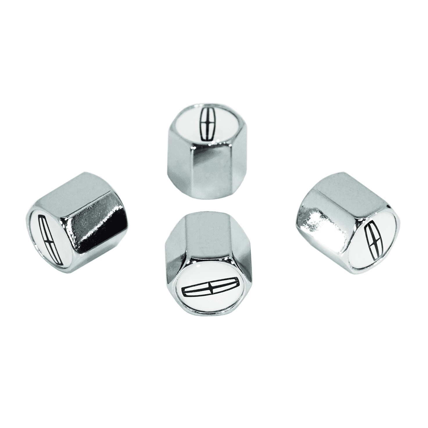 Chrome Valve Stem Tire Caps, Style: Lincoln - ZSPEC Design LLC - Hardware Fasteners - cap, Lincoln, tire - zspecdesign.com