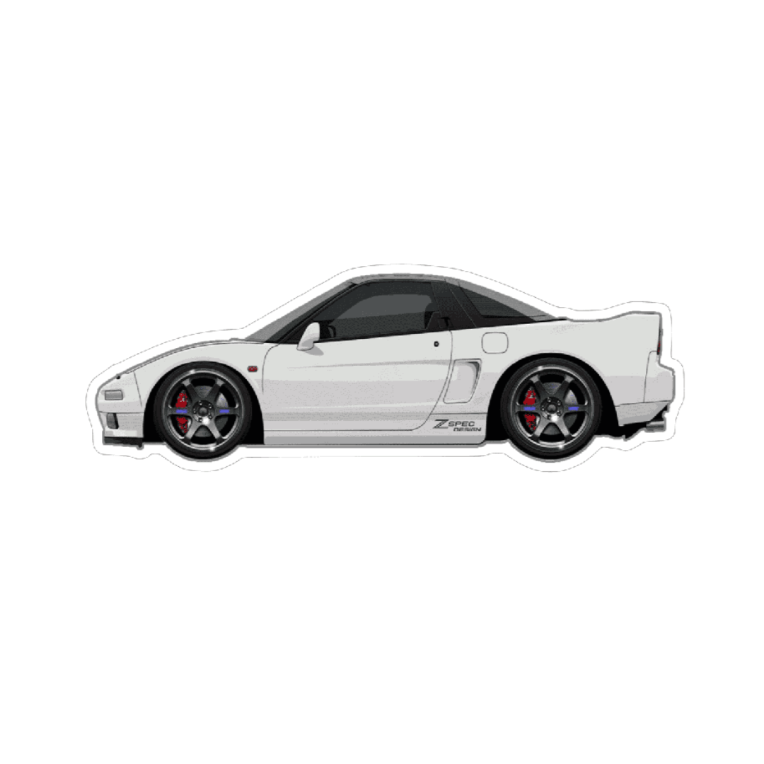 Acura Gen-1 NSX Sports Car Vinyl Decal / Sticker, White - ZSPEC Design LLC - Decals - acura, Decal, honda, lifestyle, nsx, sticker - zspecdesign.com