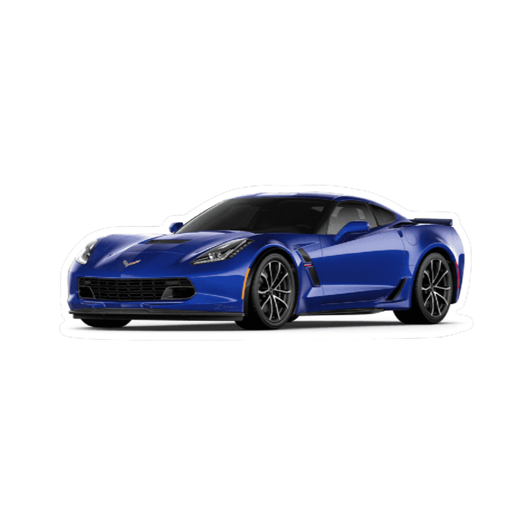 Chevrolet Corvette C7 Sports Car Vinyl Decal / Sticker, Blue - ZSPEC Design LLC - Decals - c7, chevrolet, corvette, Decal, lifestyle, sticker - zspecdesign.com