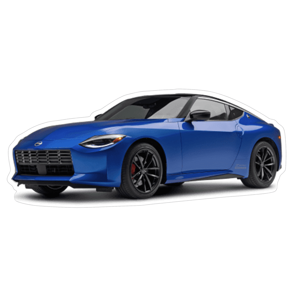 Nissan Z RZ34 Sports Car Vinyl Decal / Sticker, Blue | ZSPEC Design