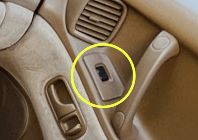 ZSPEC 300zx Z32 Passenger-Side (RIGHT) Window Switch Finisher - fits LHD Models Only - ZSPEC Design LLC - Hardware Fasteners - 300zx, lhd, nissan, repro, z32, z32 window switch - zspecdesign.com