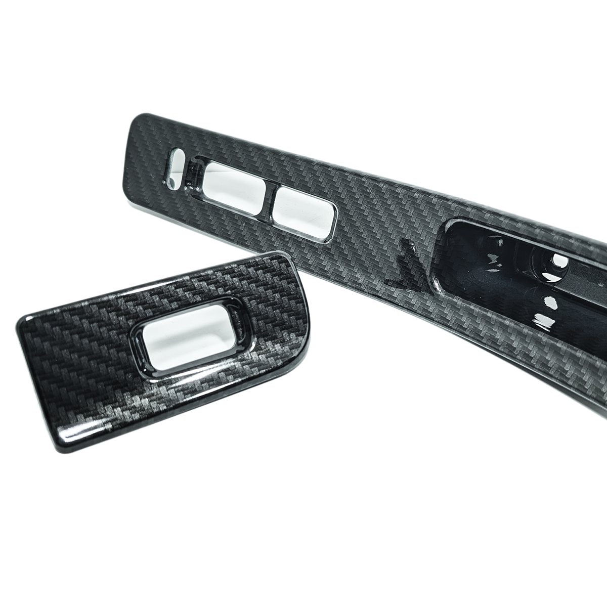 ZSPEC 300zx Z32 Window Switch Finisher Pair, fits LHD Models Only, Carbon Style