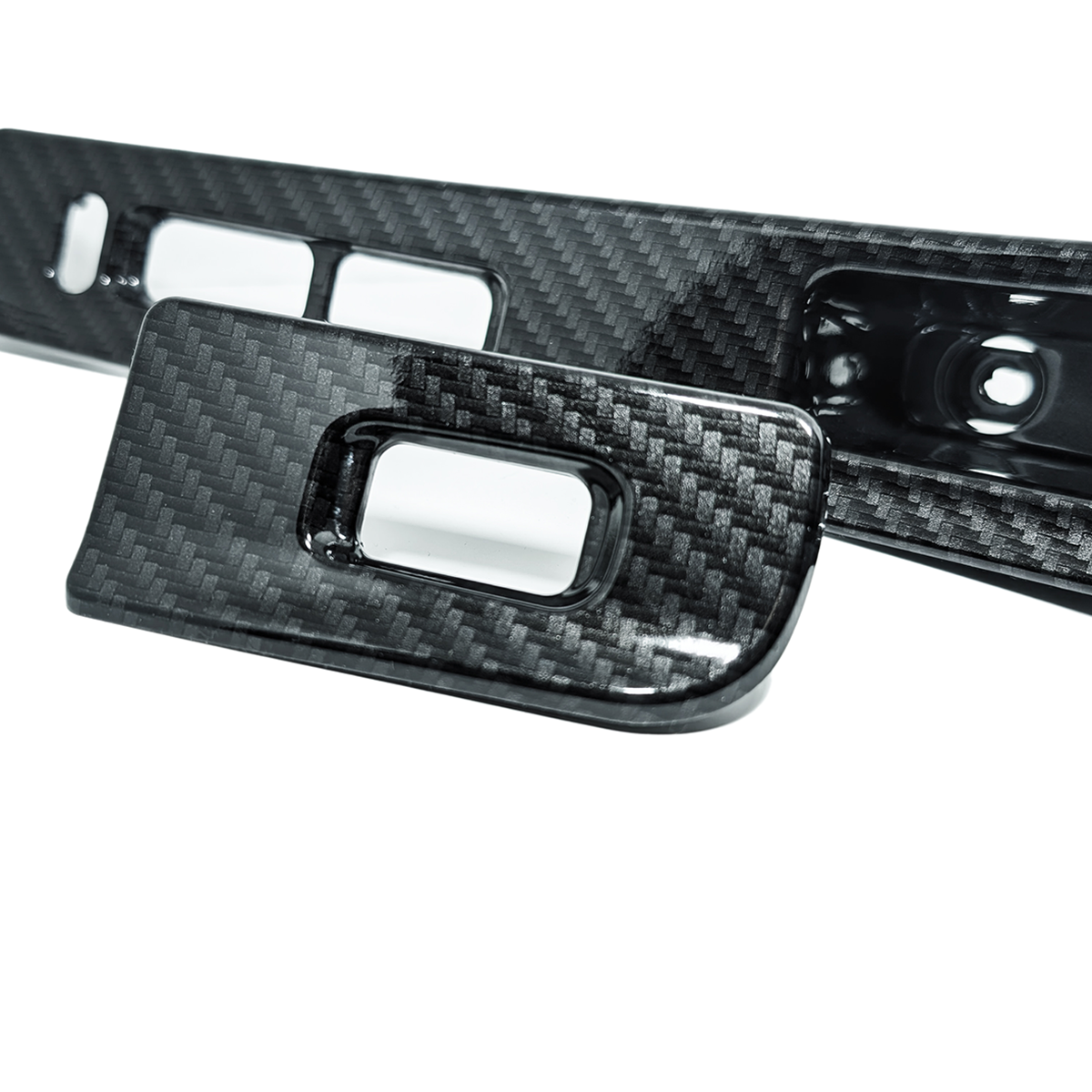 ZSPEC 300zx Z32 Window Switch Finisher Pair, fits LHD Models Only, Carbon Style