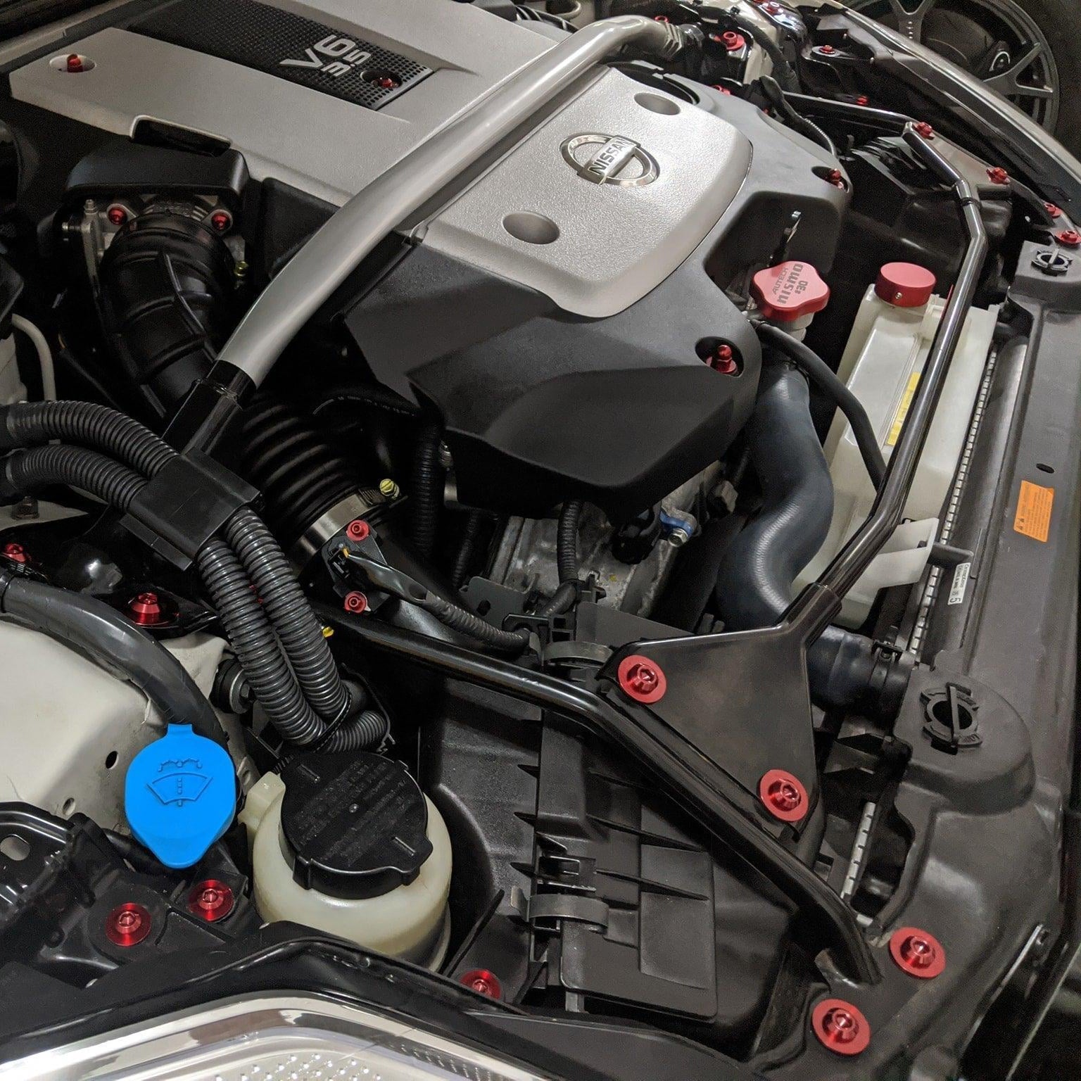 ZSPEC "Stage 2" Dress Up Bolts®/Fastener Kit for '03-'08 Nissan 350z DE & HR, Titanium - ZSPEC Design LLC - Hardware Fasteners - 350z, DE & HR, Fastener Kit, nissan, stage 2, titanium, z33 - zspecdesign.com