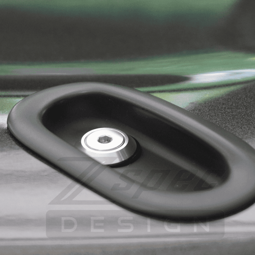 ZSPEC Convertible Deck Catch Fasteners for '93-96 Nissan 300zx, Titanium & Billet - ZSPEC Design LLC - Hardware Fasteners - 300zx, convertible, z32 - zspecdesign.com