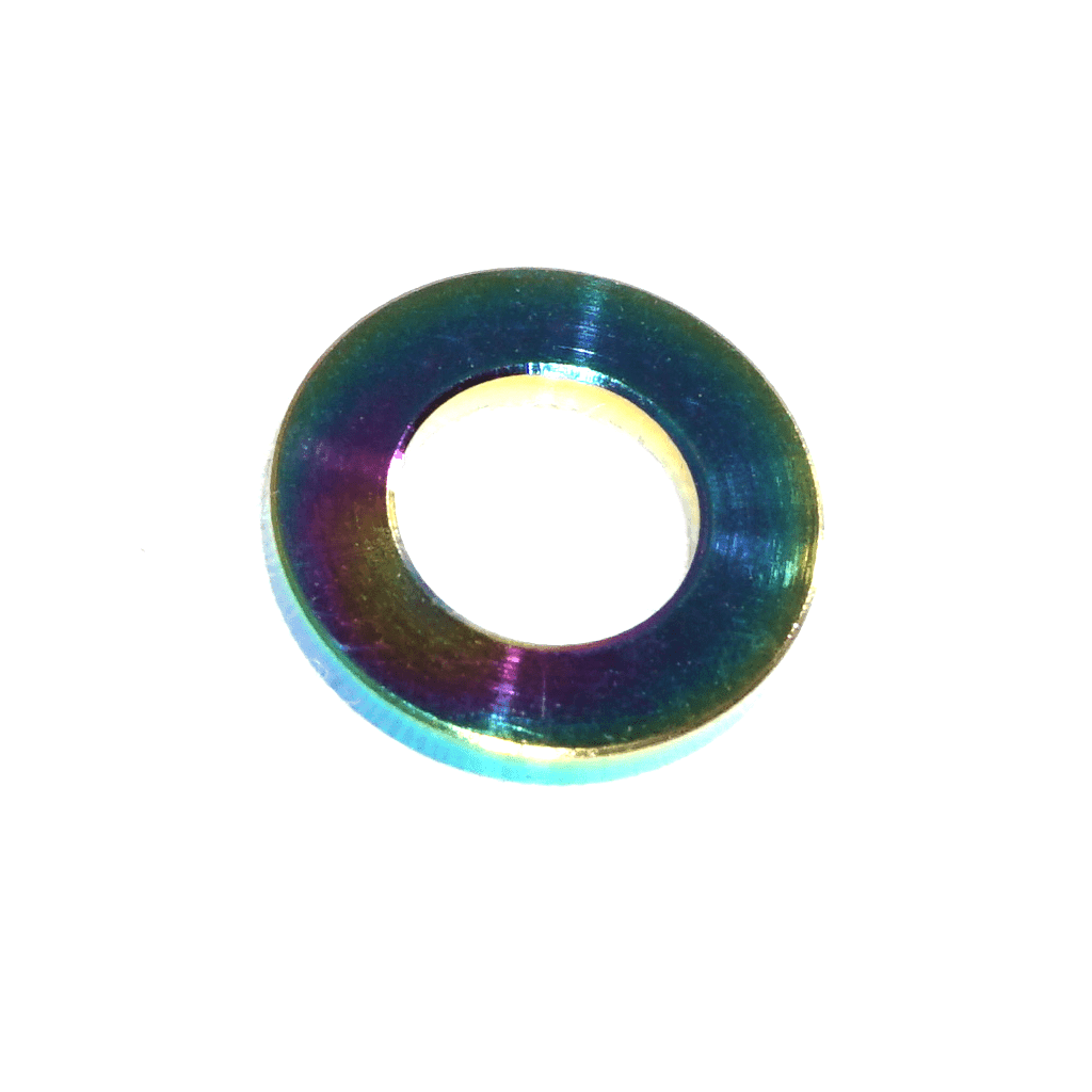 ZSPEC M8 Metric Flat Washer, Titanium Grade-5, Sold Per Each - ZSPEC Design LLC - Hardware Fasteners - m8, per each, titanium - zspecdesign.com