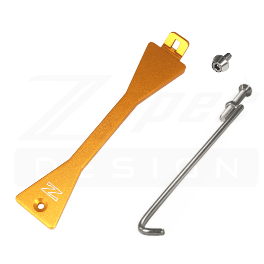 ZSPEC Battery Hold Down/Bracket Kit for Nissan Z31 300zx '84-89, Billet, w/ Stainless Hardware - ZSPEC Design LLC - Hardware Fasteners - 300zx, accessory, battery, battery bracket, bracket, nissan, z31 - zspecdesign.com