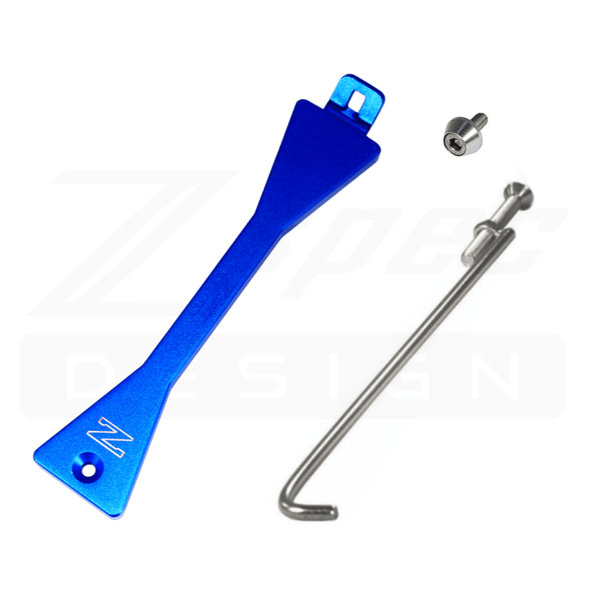 ZSPEC Battery Hold Down/Bracket Kit for Nissan Z31 300zx '84-89, Billet, w/ Stainless Hardware - ZSPEC Design LLC - Hardware Fasteners - 300zx, accessory, battery, battery bracket, bracket, nissan, z31 - zspecdesign.com