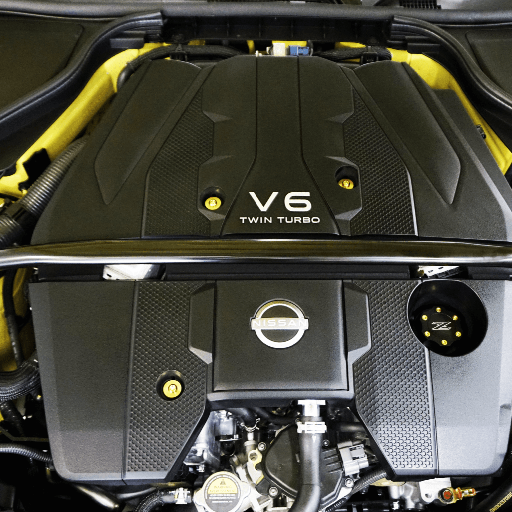 ZSPEC "Stage 1" Dress Up Bolts® Hardware Kit for Nissan Z RZ34, Titanium - ZSPEC Design LLC - Hardware Fasteners - 400z, Fastener Kit, nissan, nissan z, RZ34, stage 1, titanium - zspecdesign.com