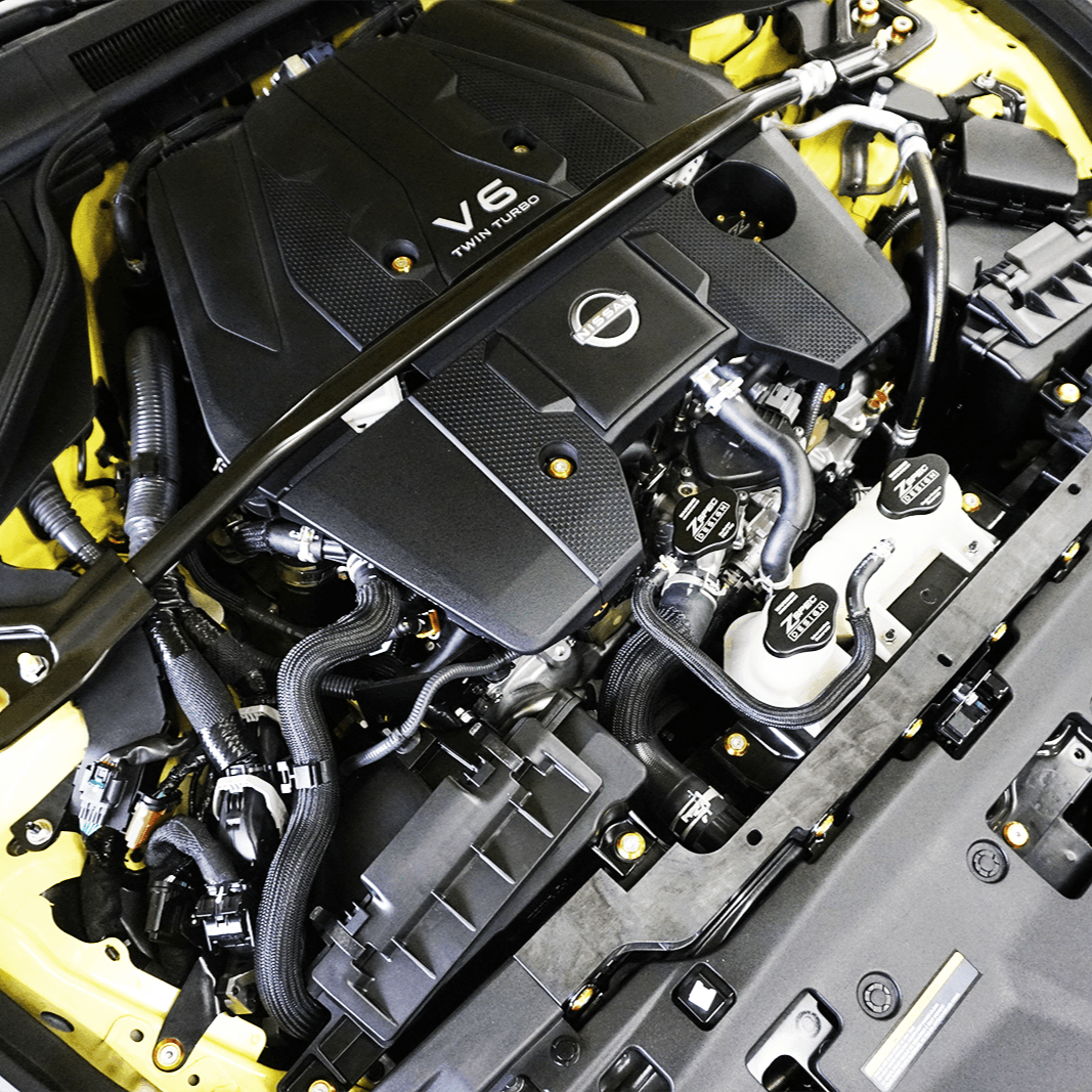 ZSPEC "Stage 1" Dress Up Bolts® Hardware Kit for Nissan Z RZ34, Titanium & Billet - ZSPEC Design LLC - Hardware Fasteners - 400z, Fastener Kit, nissan, nissan z, RZ34, stage 1, titanium - zspecdesign.com