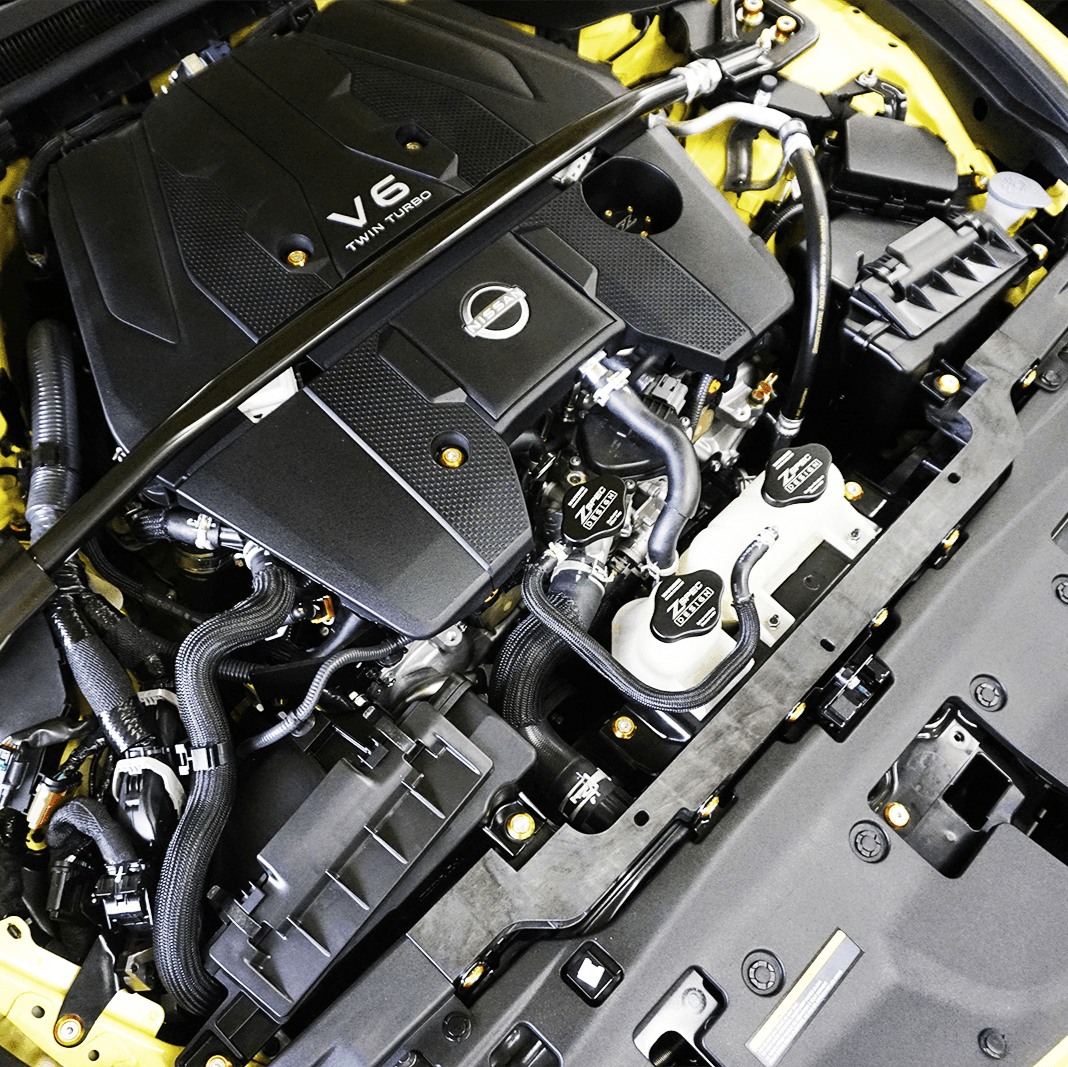 ZSPEC "Stage 1" Dress Up Bolts® Hardware Kit for Nissan Z RZ34, Titanium & Billet - ZSPEC Design LLC - Hardware Fasteners - 400z, Fastener Kit, nissan, nissan z, RZ34, stage 1, titanium - zspecdesign.com