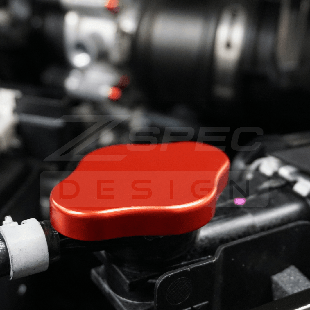 ZSPEC Radiator Cap Cover for '05-22+ Nissan Frontier D40/D41, Billet, w/ Hex Key - ZSPEC Design LLC - Hardware Fasteners - accessory, cap, frontier, nissan, radiator cap cover, reservoir cap cover - zspecdesign.com