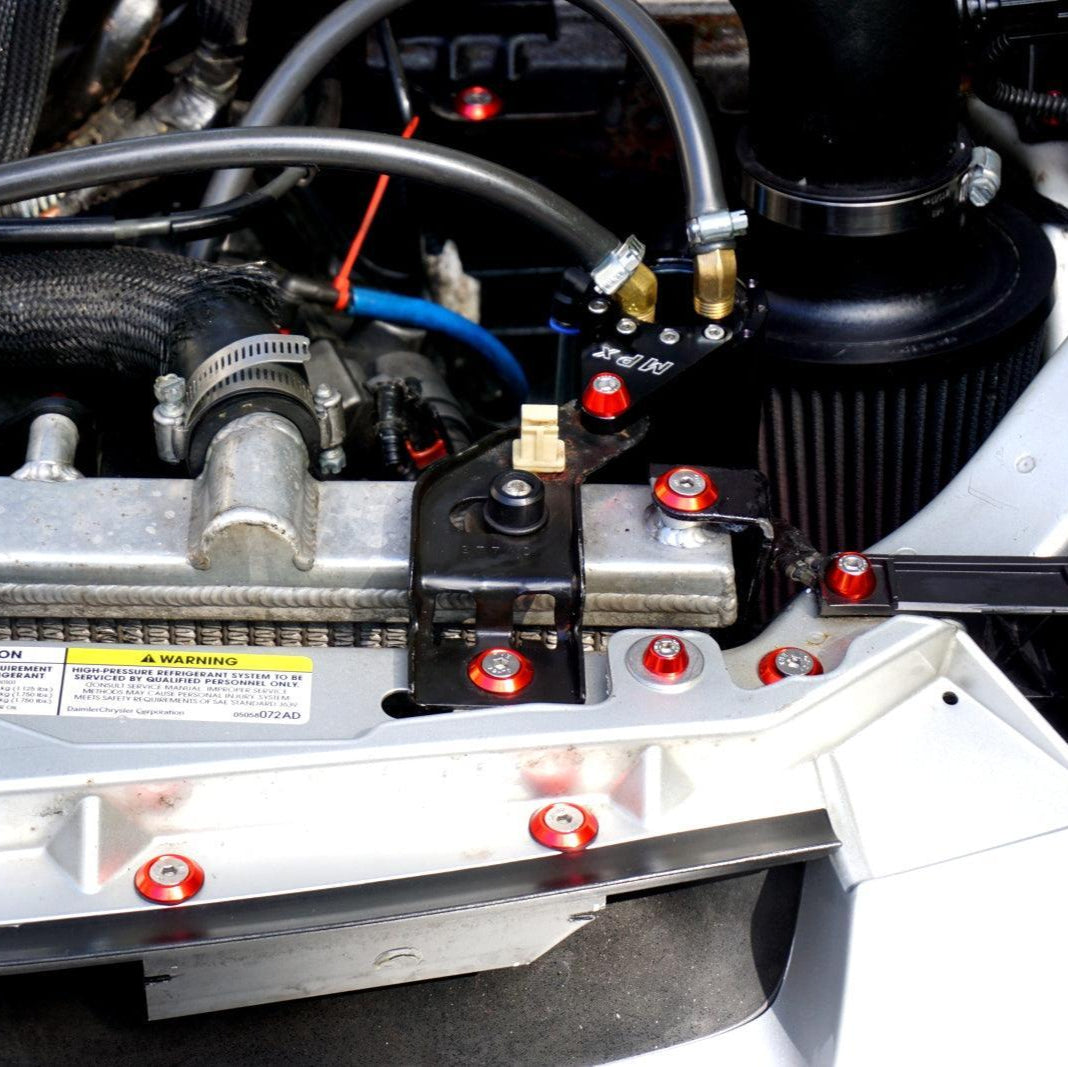 ZSPEC "Stage 3" Dress Up Bolts® Kit for '03-05 Dodge Neon SRT-4, Stainless & Billet - ZSPEC Design LLC - Hardware Fasteners - dodge, Fastener Kit, neon, srt-4, stage 3 - zspecdesign.com