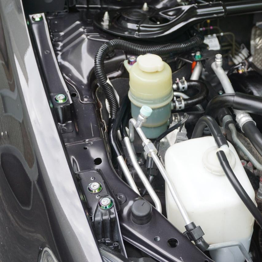 ZSPEC Stage-3 Dress Up Bolts® Fastener Kit for Mitsubishi Lancer EVO X 10, Stainless & Billet - ZSPEC Design LLC - Hardware Fasteners - EVO 10, Fastener Kit, lancer, mitsubishi, stage 3, Washer Color - zspecdesign.com