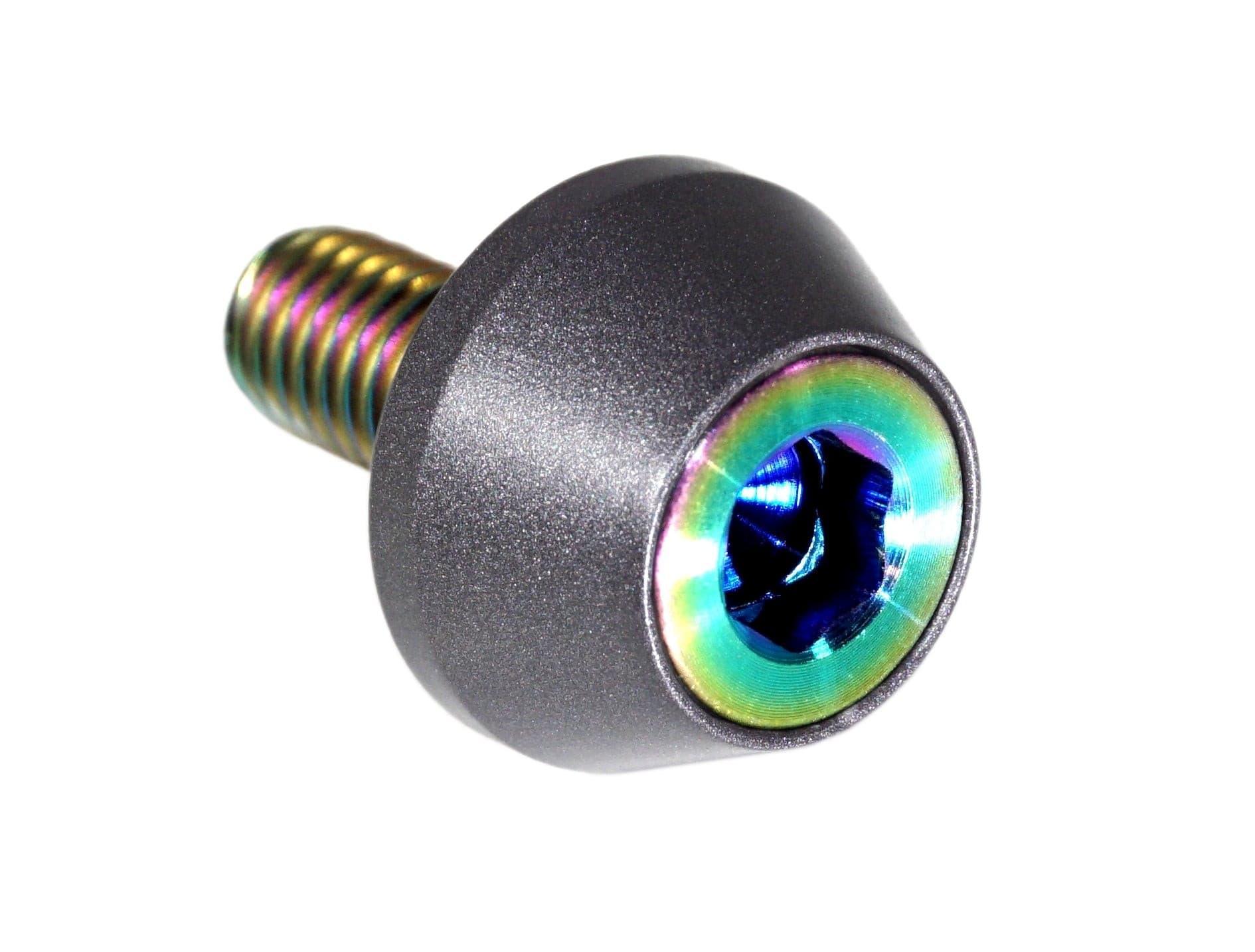 ZSPEC License Plate Bolts, SHSC M6x20 w/Washers, Grade-5 Titanium, 8-Pack - ZSPEC Design LLC - Hardware Fasteners - eight-pack, Fastener Kit, License - zspecdesign.com