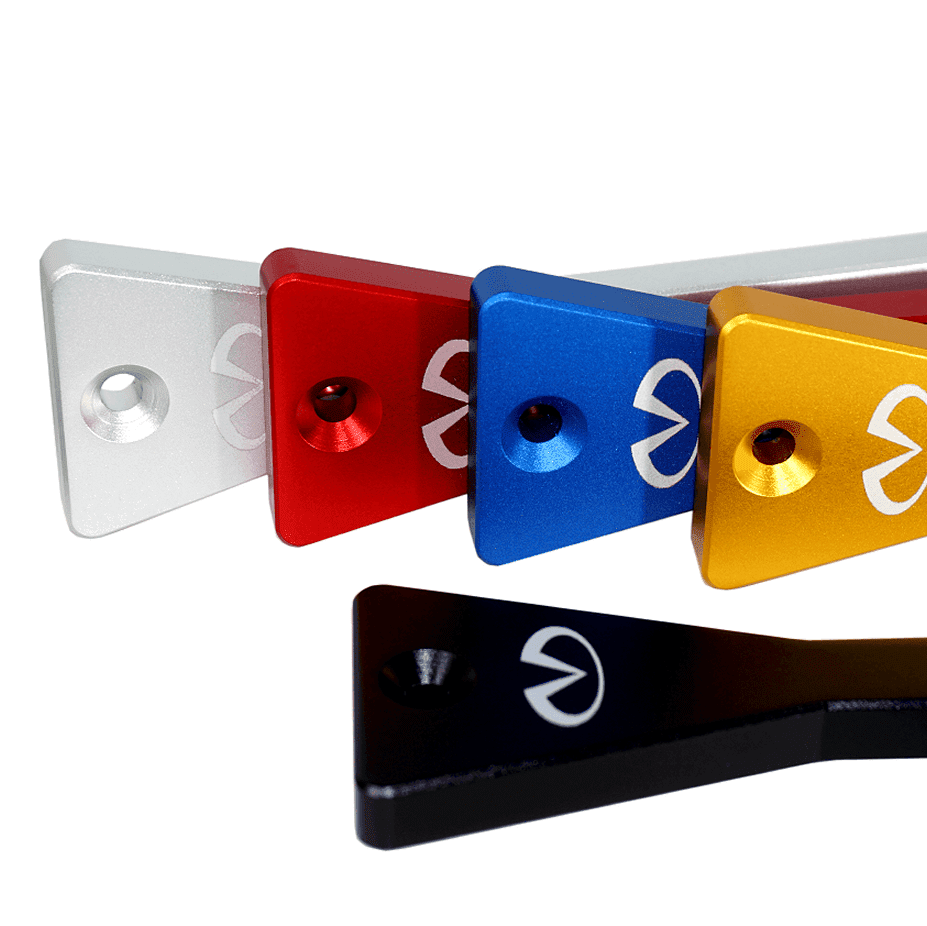 ZSPEC Battery Hold Down/Bracket for Infiniti G35/G37/Q50/Q60, Billet w/ Stainless Hardware - ZSPEC Design LLC - Hardware Fasteners - accessory, battery, battery bracket, bracket, g35, g37, infiniti, q50, q60, Stainless - zspecdesign.com