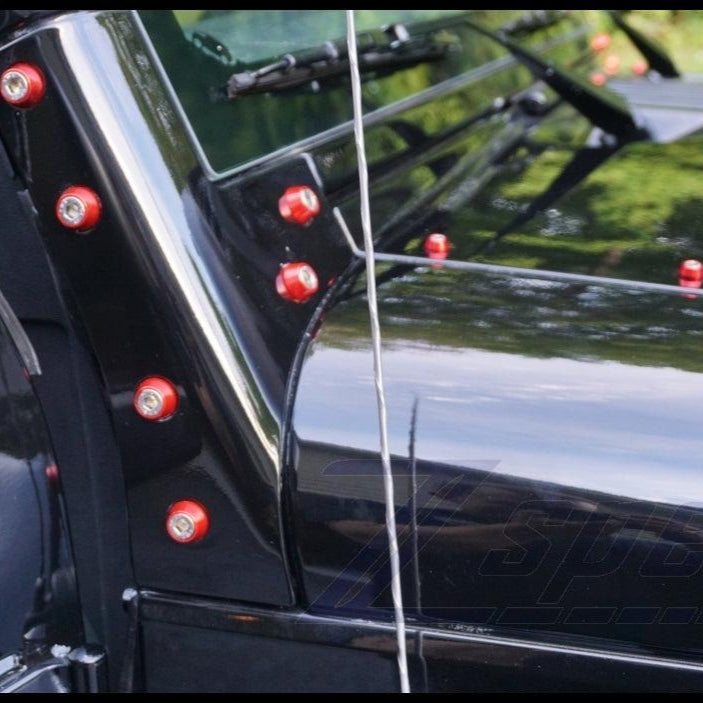 ZSPEC "Stage 3" Dress Up Bolts® Fastener Kit for '07-16 Jeep Wrangler JK/JKU, Stainless & Billet - ZSPEC Design LLC - Hardware Fasteners - Fastener Kit, jeep, jk, jku, stage 3, wrangler - zspecdesign.com