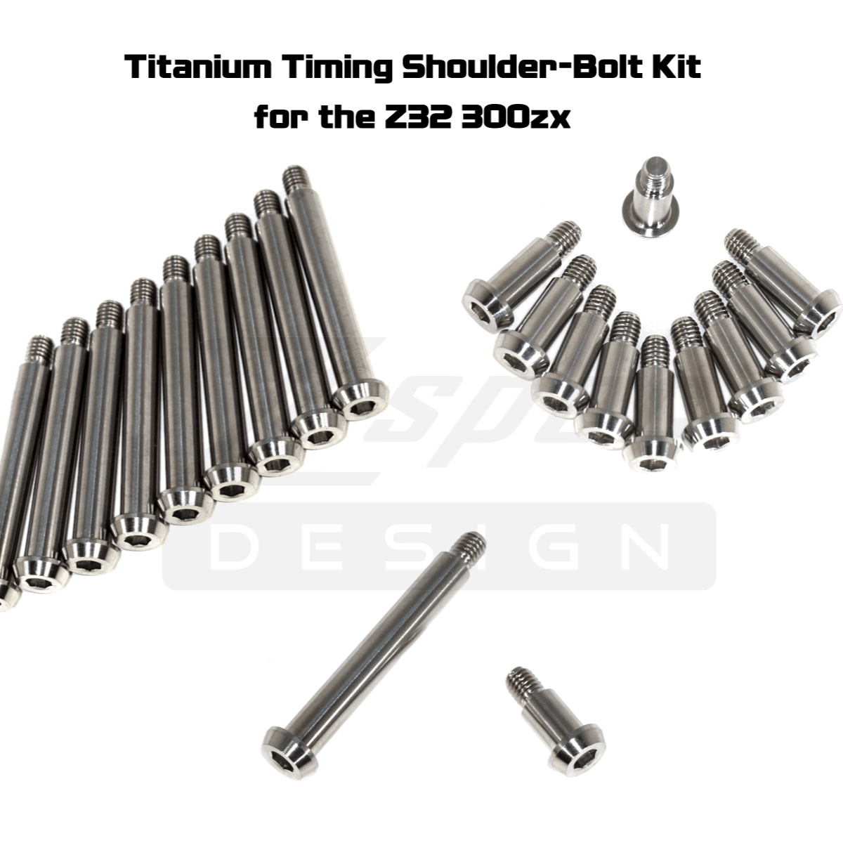 ZSPEC "Stage 3" Dress Up Bolts® Fastener Kit for Nissan 300zx Z32, Upgraded Timing Bolts, Stainless & Billet - ZSPEC Design LLC - Hardware Fasteners - 300zx, Fastener Kit, nissan, stage 3, z32 - zspecdesign.com