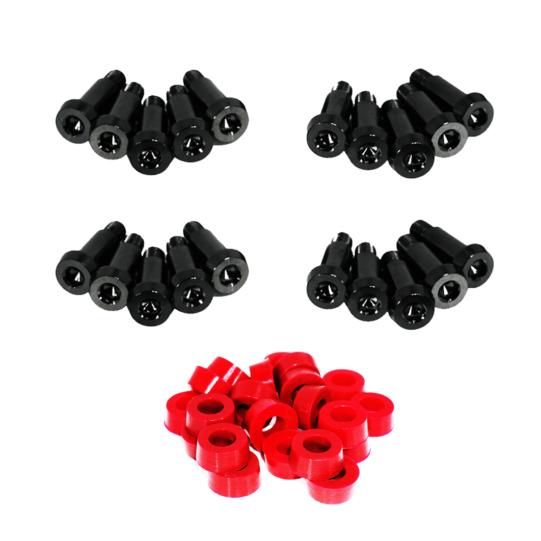 ZSPEC Shoulder-Bolt Timing Covers Fastener Kit for '84-89 Nissan 300zx Z31, Titanium - ZSPEC Design LLC - Hardware Fasteners - 300zx, Fastener Kit, nissan, shoulder-bolt, timing cover, z31 - zspecdesign.com