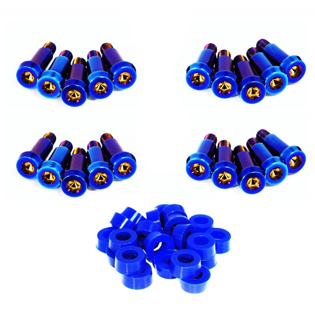 ZSPEC Shoulder-Bolt Timing Covers Fastener Kit for '84-89 Nissan 300zx Z31, Titanium - ZSPEC Design LLC - Hardware Fasteners - 300zx, Fastener Kit, nissan, shoulder-bolt, timing cover, z31 - zspecdesign.com