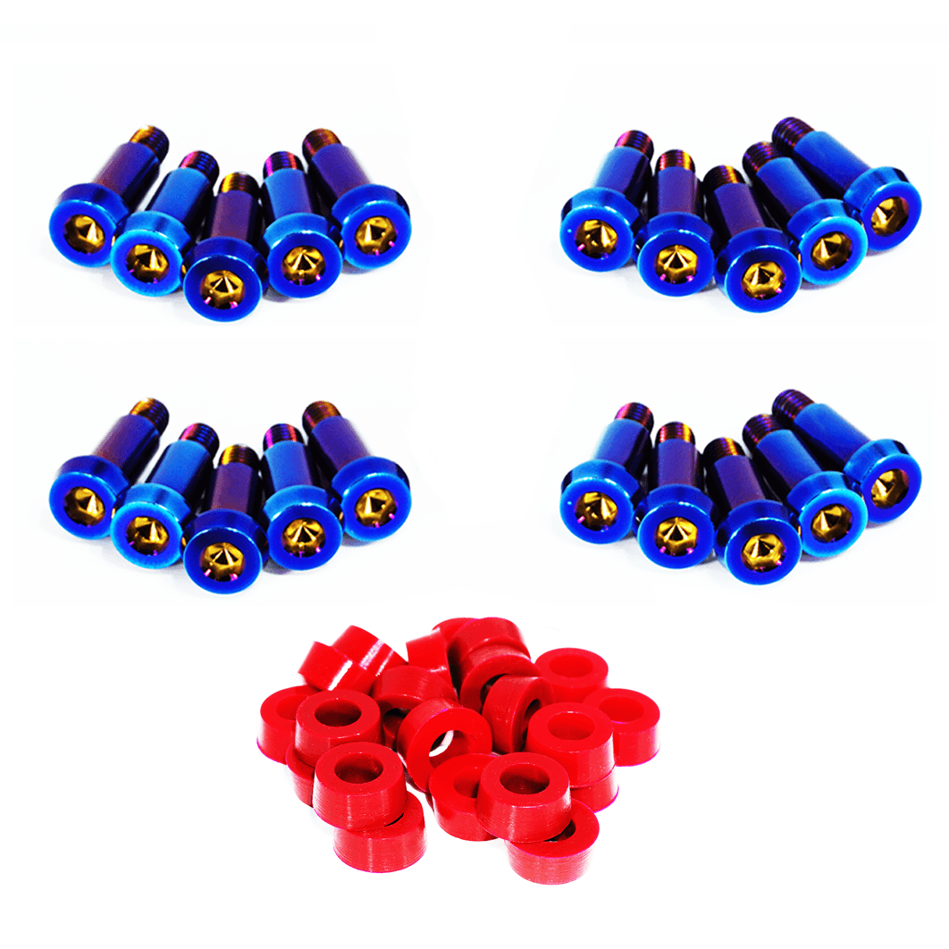 ZSPEC Shoulder-Bolt Timing Covers Fastener Kit for '84-89 Nissan 300zx Z31, Titanium - ZSPEC Design LLC - Hardware Fasteners - 300zx, Fastener Kit, nissan, shoulder-bolt, timing cover, z31 - zspecdesign.com