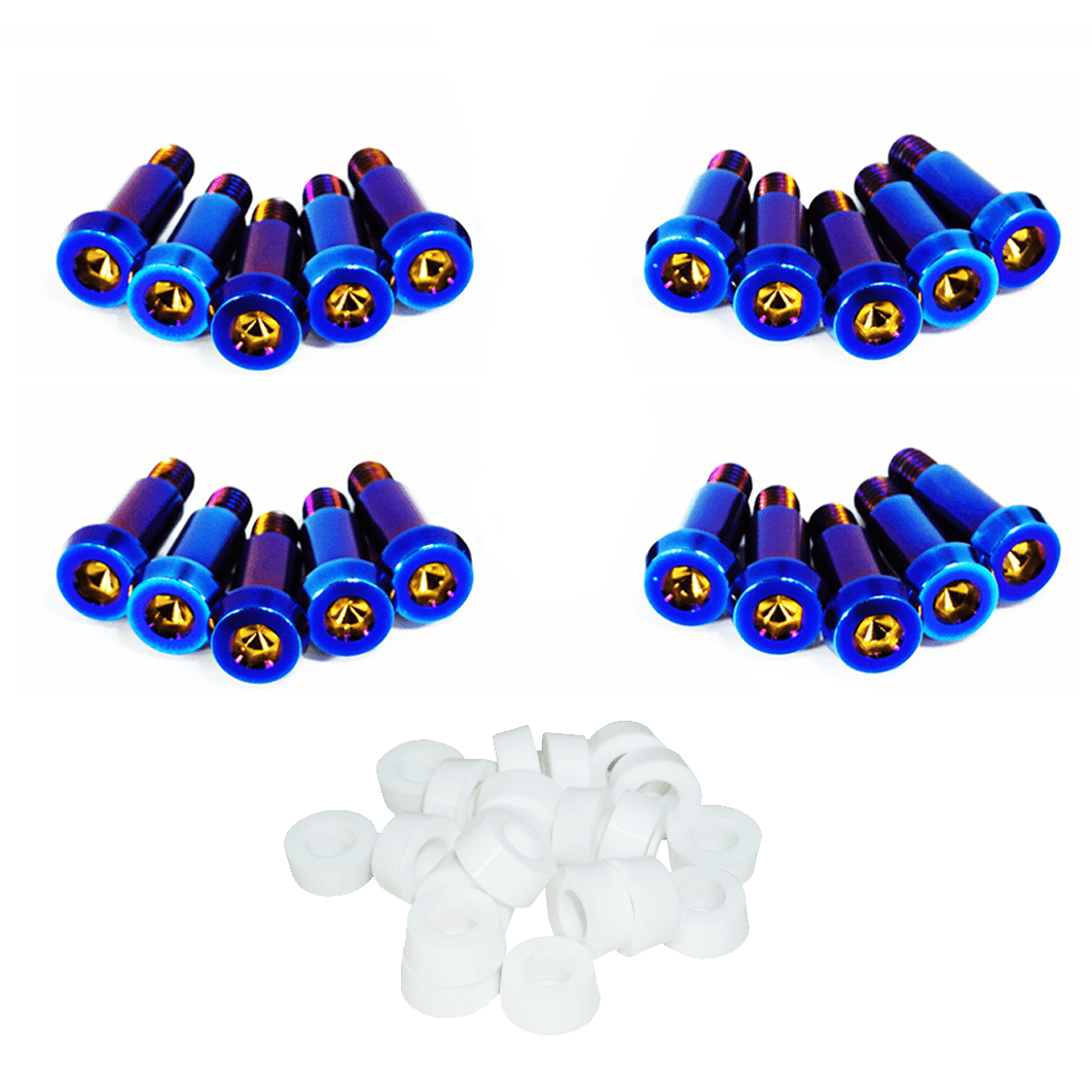 ZSPEC Shoulder-Bolt Timing Covers Fastener Kit for '84-89 Nissan 300zx Z31, Titanium - ZSPEC Design LLC - Hardware Fasteners - 300zx, Fastener Kit, nissan, shoulder-bolt, timing cover, z31 - zspecdesign.com