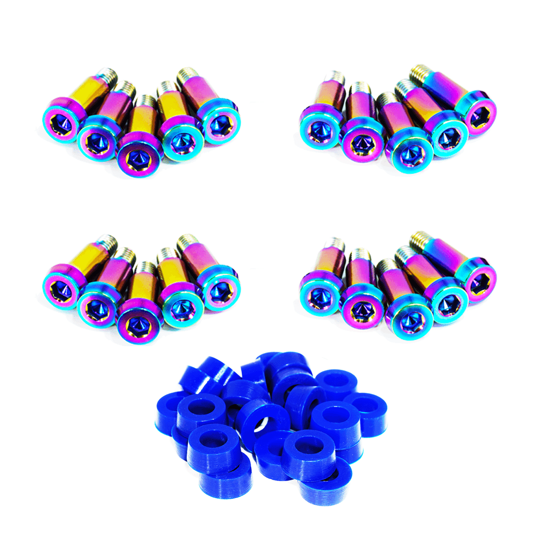 ZSPEC Shoulder-Bolt Timing Covers Fastener Kit for '84-89 Nissan 300zx Z31, Titanium - ZSPEC Design LLC - Hardware Fasteners - 300zx, Fastener Kit, nissan, shoulder-bolt, timing cover, z31 - zspecdesign.com