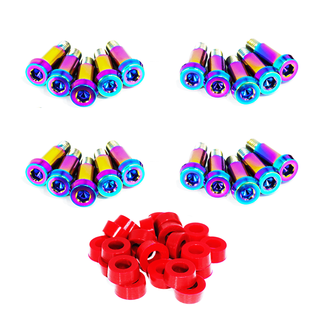 ZSPEC Shoulder-Bolt Timing Covers Fastener Kit for '84-89 Nissan 300zx Z31, Titanium - ZSPEC Design LLC - Hardware Fasteners - 300zx, Fastener Kit, nissan, shoulder-bolt, timing cover, z31 - zspecdesign.com