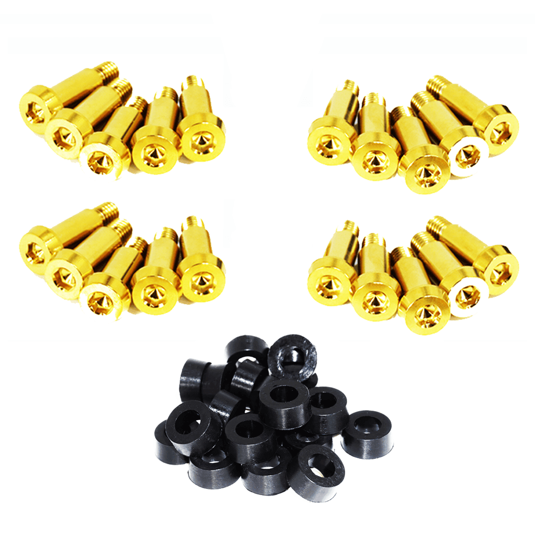 ZSPEC Shoulder-Bolt Timing Covers Fastener Kit for '84-89 Nissan 300zx Z31, Titanium - ZSPEC Design LLC - Hardware Fasteners - 300zx, Fastener Kit, nissan, shoulder-bolt, timing cover, z31 - zspecdesign.com