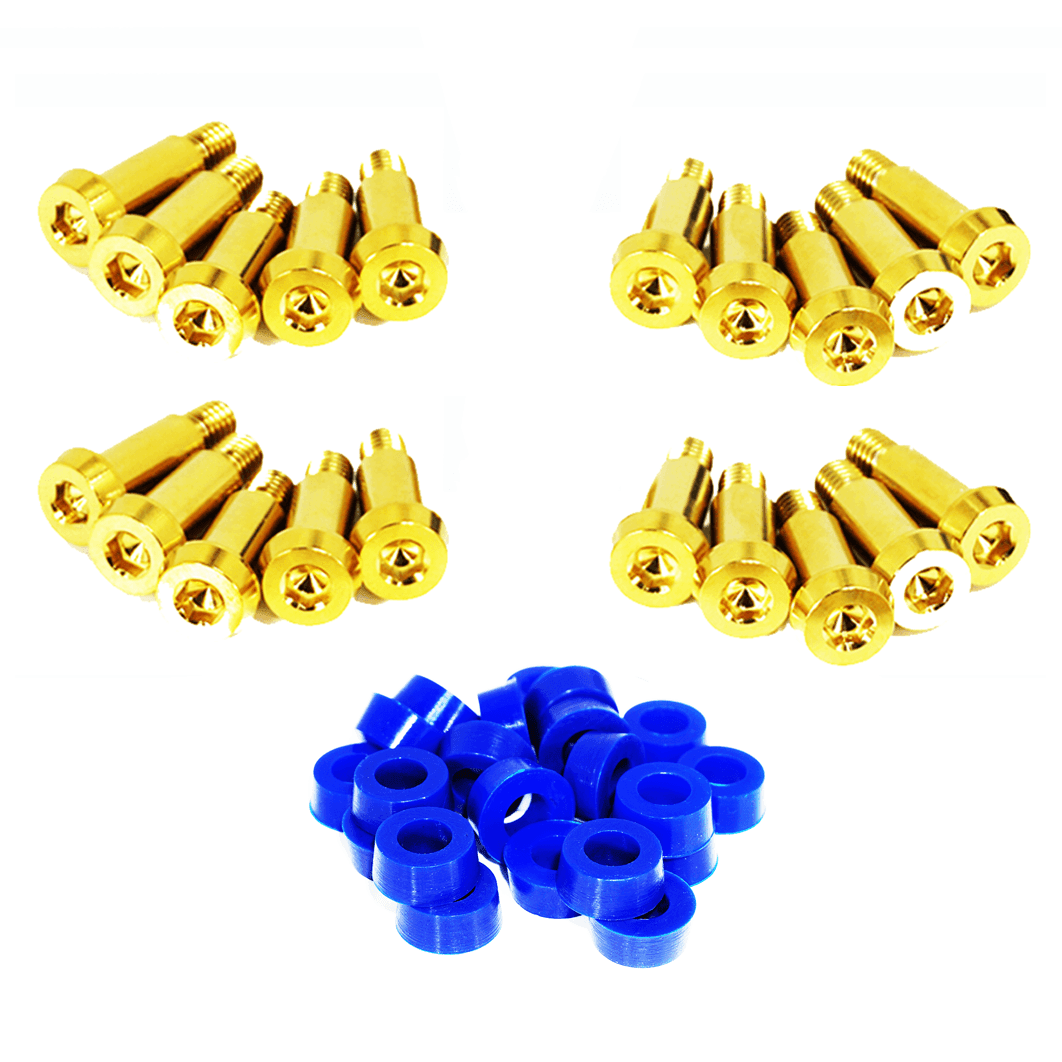 ZSPEC Shoulder-Bolt Timing Covers Fastener Kit for '84-89 Nissan 300zx Z31, Titanium - ZSPEC Design LLC - Hardware Fasteners - 300zx, Fastener Kit, nissan, shoulder-bolt, timing cover, z31 - zspecdesign.com