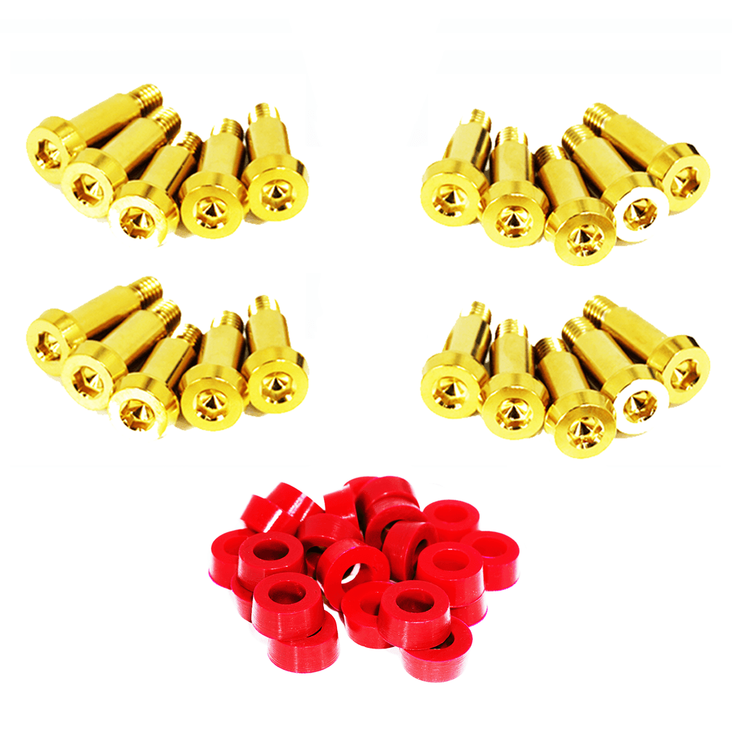 ZSPEC Shoulder-Bolt Timing Covers Fastener Kit for '84-89 Nissan 300zx Z31, Titanium - ZSPEC Design LLC - Hardware Fasteners - 300zx, Fastener Kit, nissan, shoulder-bolt, timing cover, z31 - zspecdesign.com