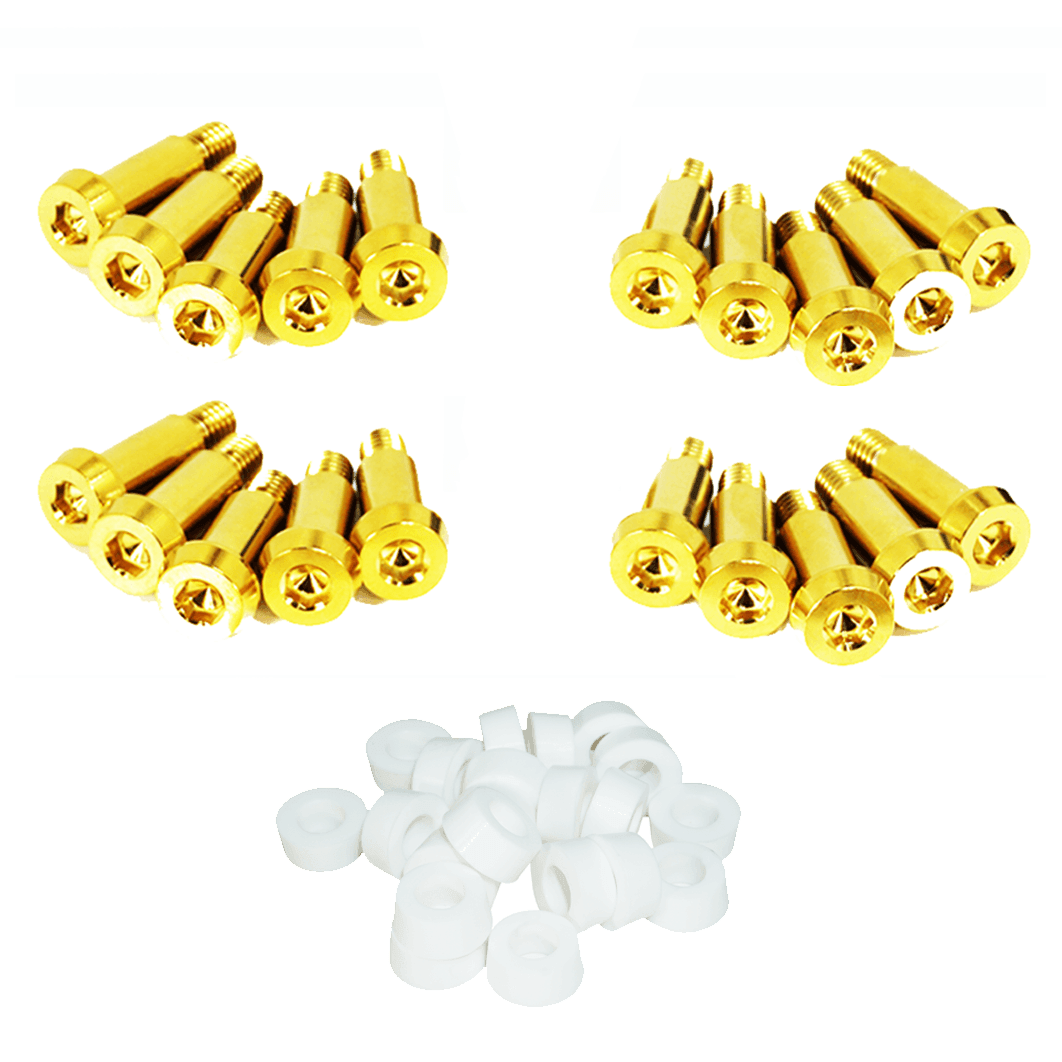 ZSPEC Shoulder-Bolt Timing Covers Fastener Kit for '84-89 Nissan 300zx Z31, Titanium - ZSPEC Design LLC - Hardware Fasteners - 300zx, Fastener Kit, nissan, shoulder-bolt, timing cover, z31 - zspecdesign.com